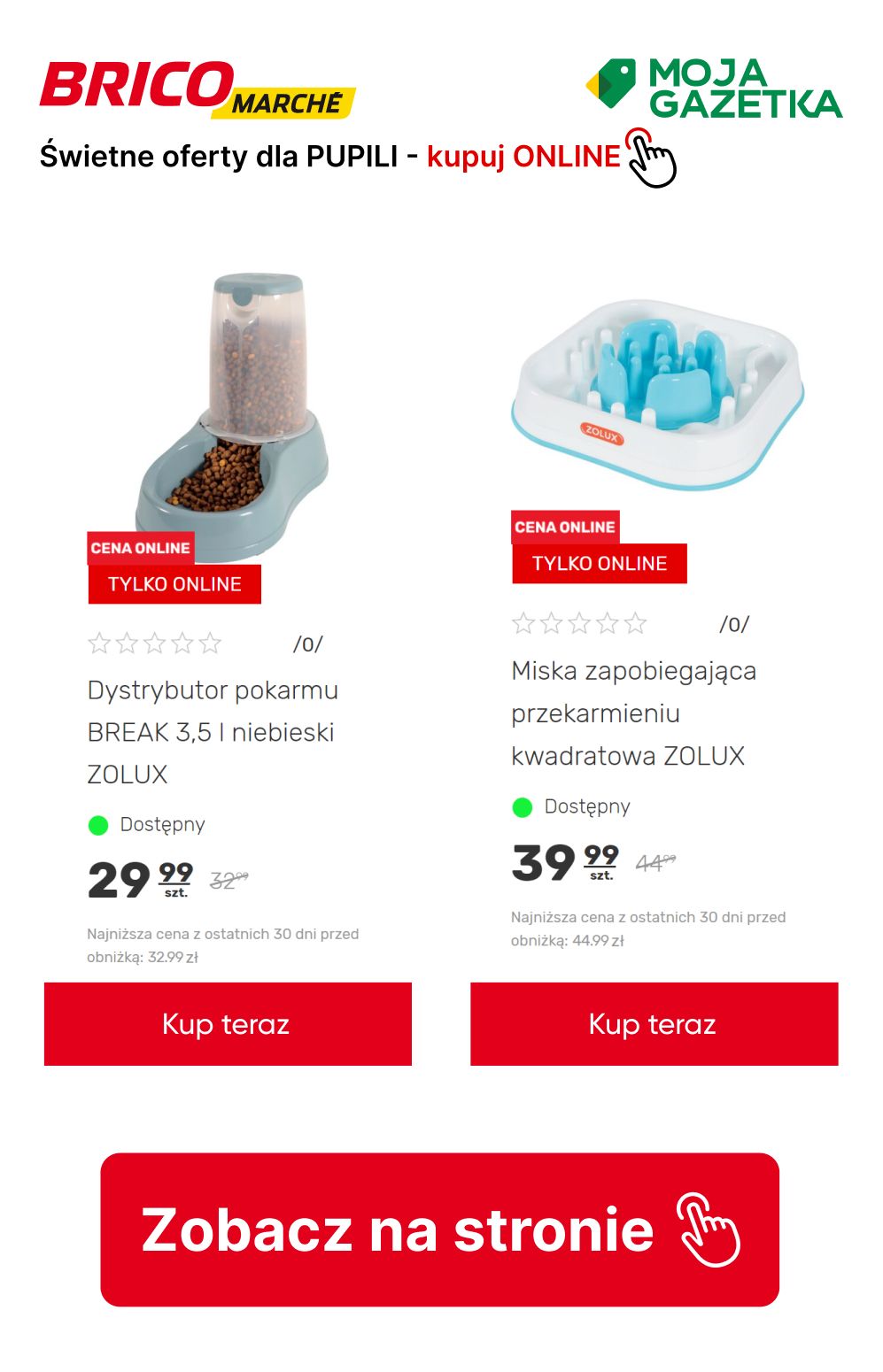 gazetka promocyjna BRICOMARCHE Super oferty dla PUPILI! Do -20% na akcesoria dla kota i psa. - Strona 6