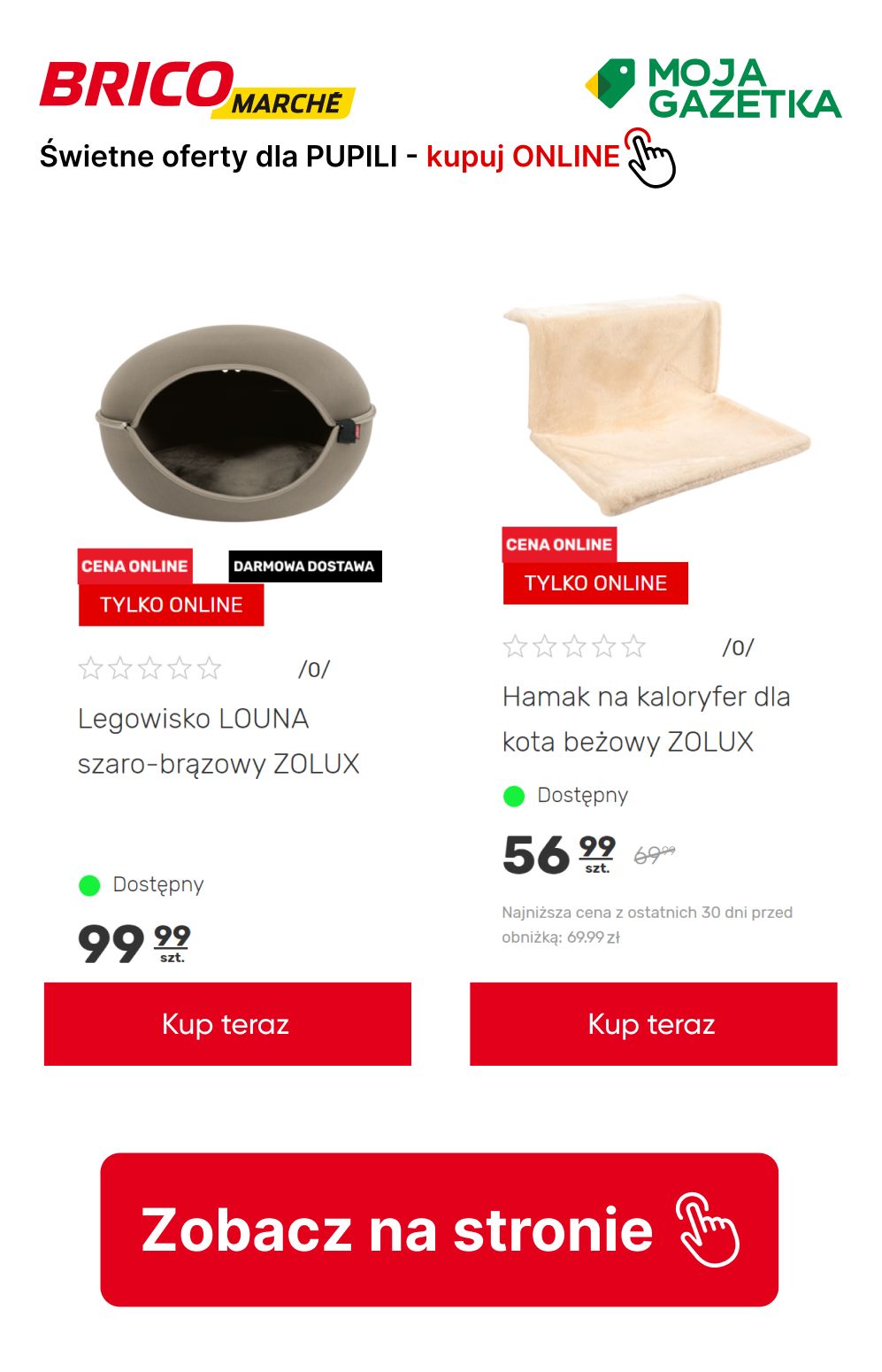 gazetka promocyjna BRICOMARCHE Super oferty dla PUPILI! Do -20% na akcesoria dla kota i psa. - Strona 8