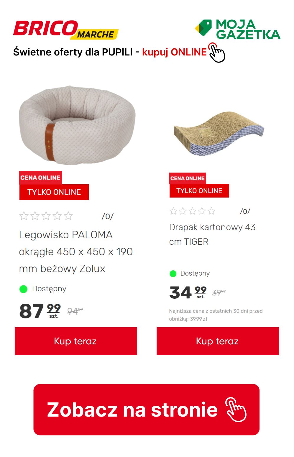 gazetka promocyjna BRICOMARCHE Super oferty dla PUPILI! Do -20% na akcesoria dla kota i psa. - Strona 10