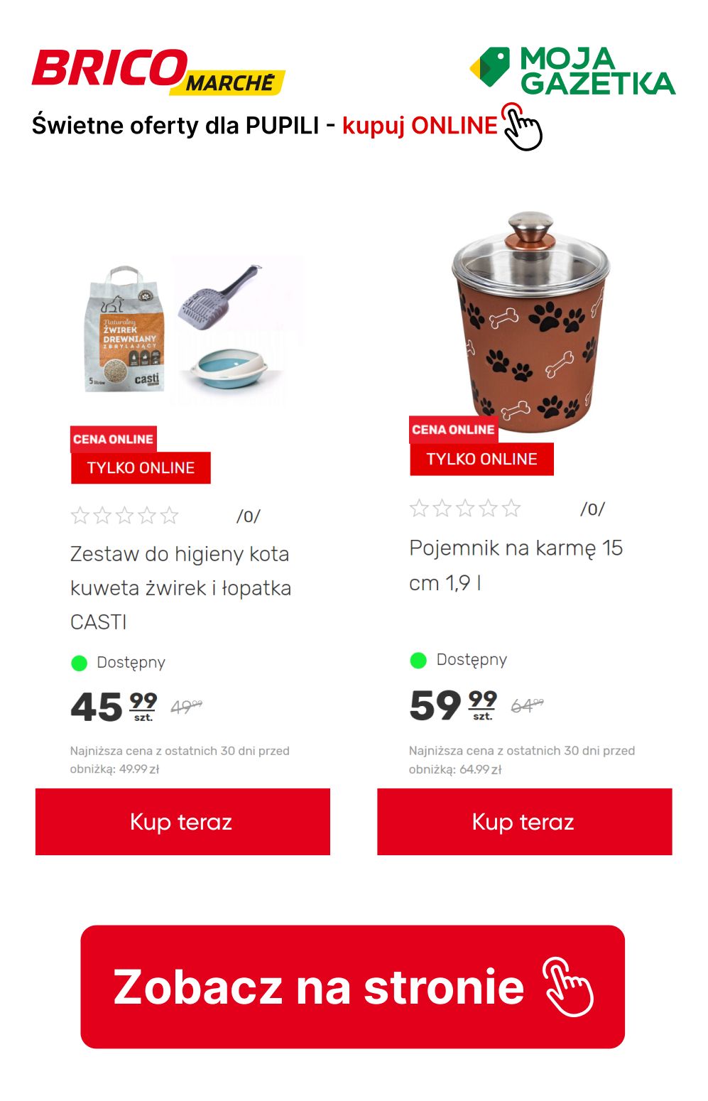 gazetka promocyjna BRICOMARCHE Super oferty dla PUPILI! Do -20% na akcesoria dla kota i psa. - Strona 11