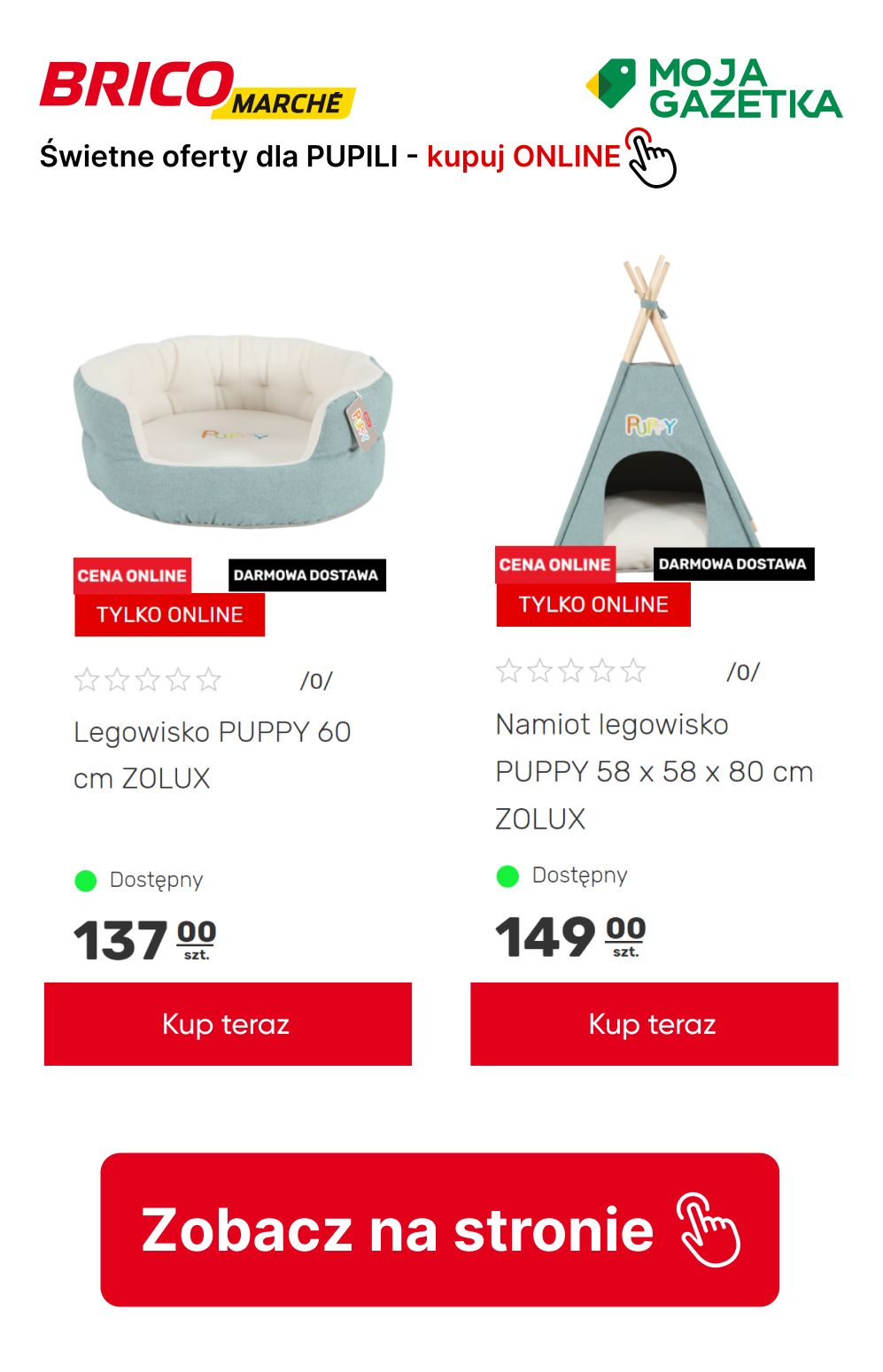 gazetka promocyjna BRICOMARCHE Super oferty dla PUPILI! Do -20% na akcesoria dla kota i psa. - Strona 13