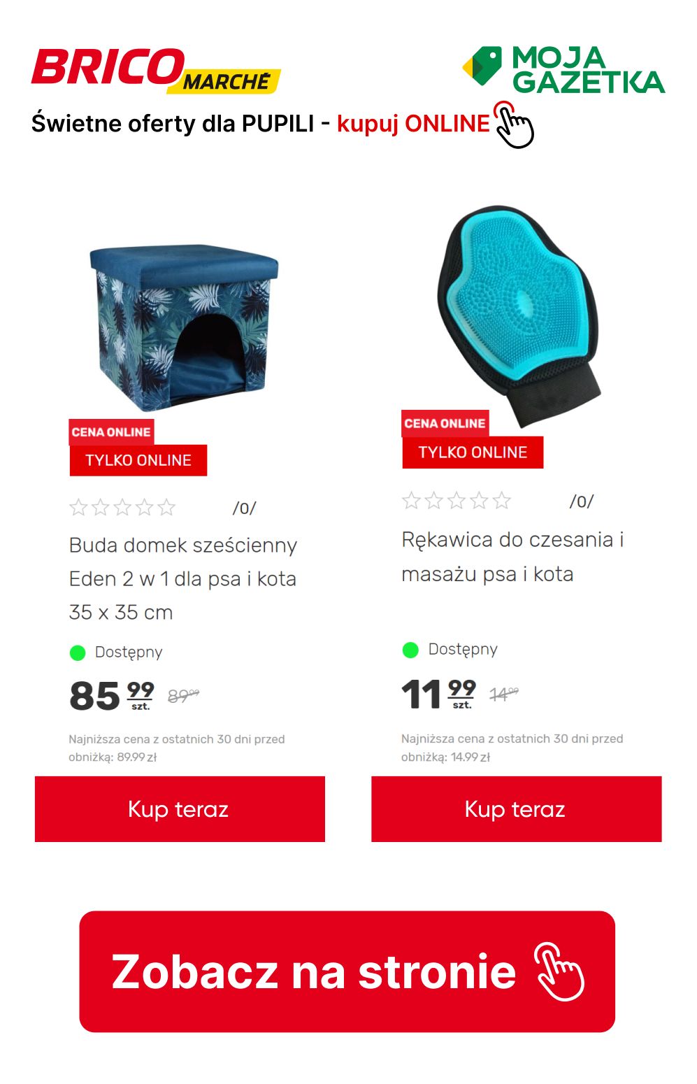 gazetka promocyjna BRICOMARCHE Super oferty dla PUPILI! Do -20% na akcesoria dla kota i psa. - Strona 17