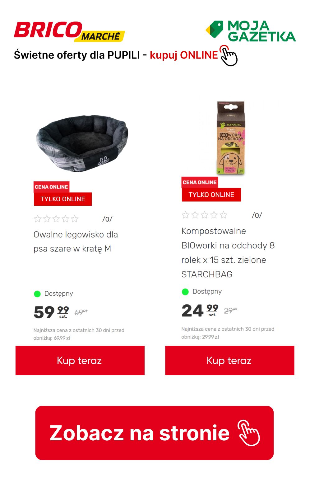 gazetka promocyjna BRICOMARCHE Super oferty dla PUPILI! Do -20% na akcesoria dla kota i psa. - Strona 18