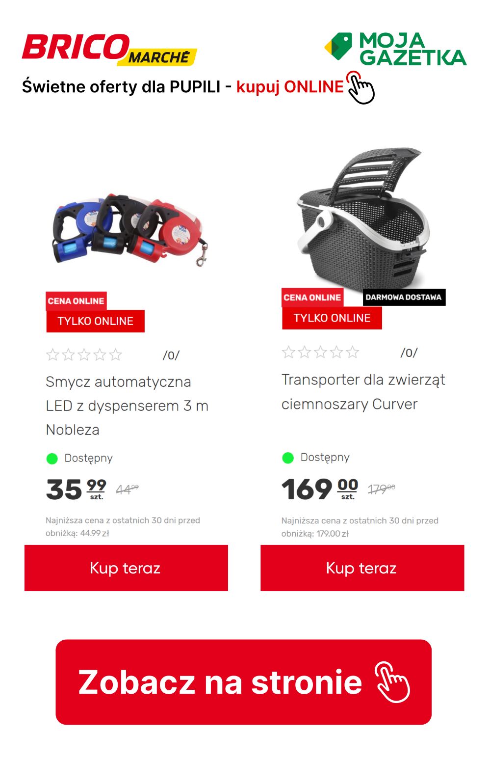 gazetka promocyjna BRICOMARCHE Super oferty dla PUPILI! Do -20% na akcesoria dla kota i psa. - Strona 19