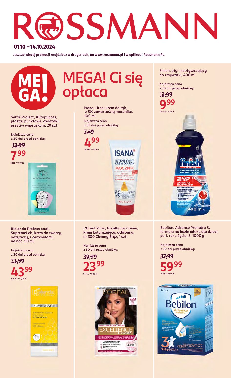 gazetka promocyjna ROSSMANN MEGA! Ci się opłaca - Strona 1