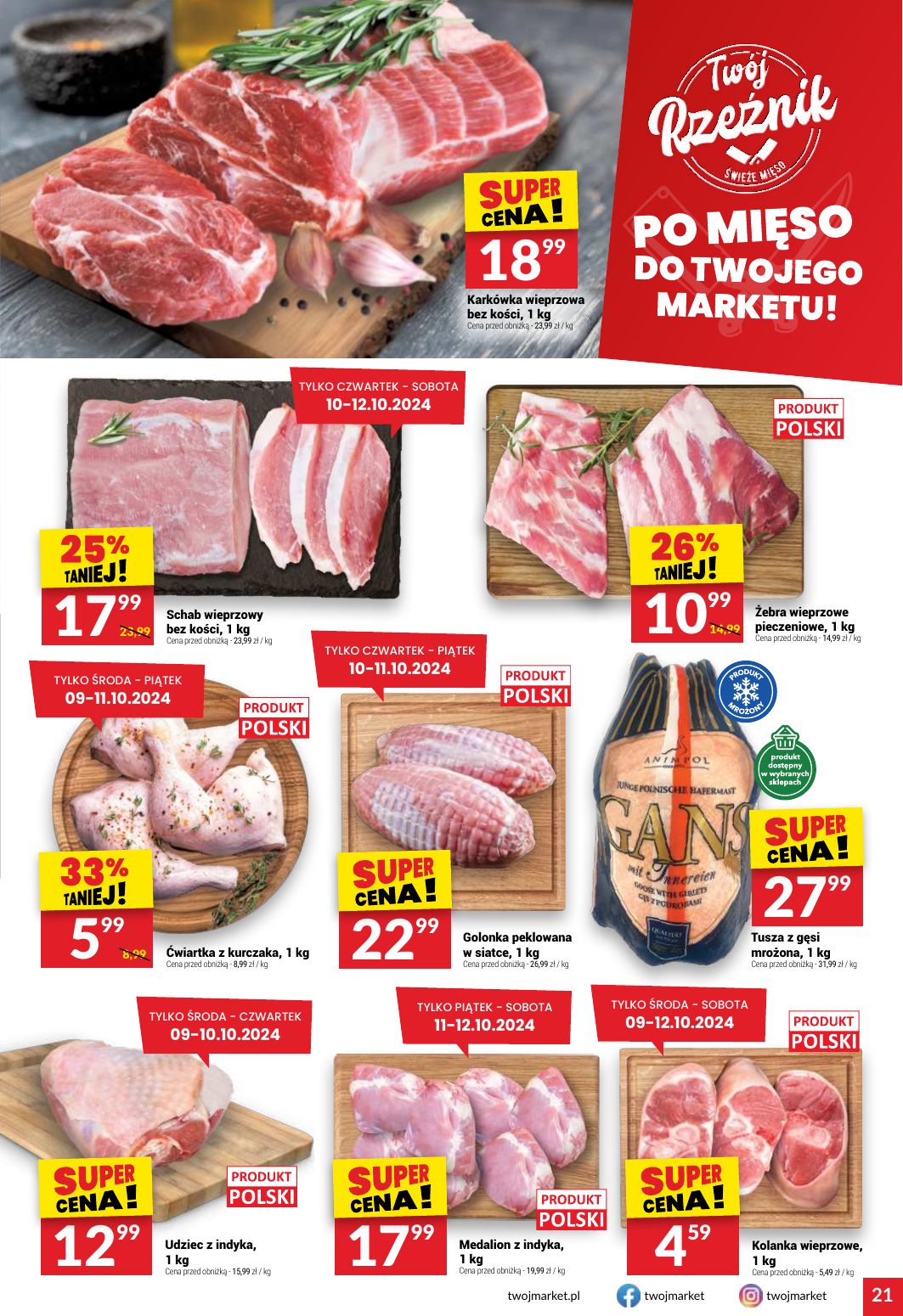 gazetka promocyjna Twój Market  - Strona 21