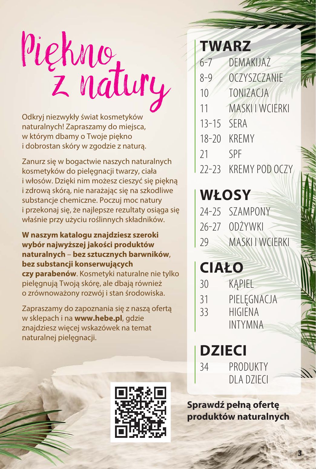 gazetka promocyjna hebe Piękno z natury - Strona 3