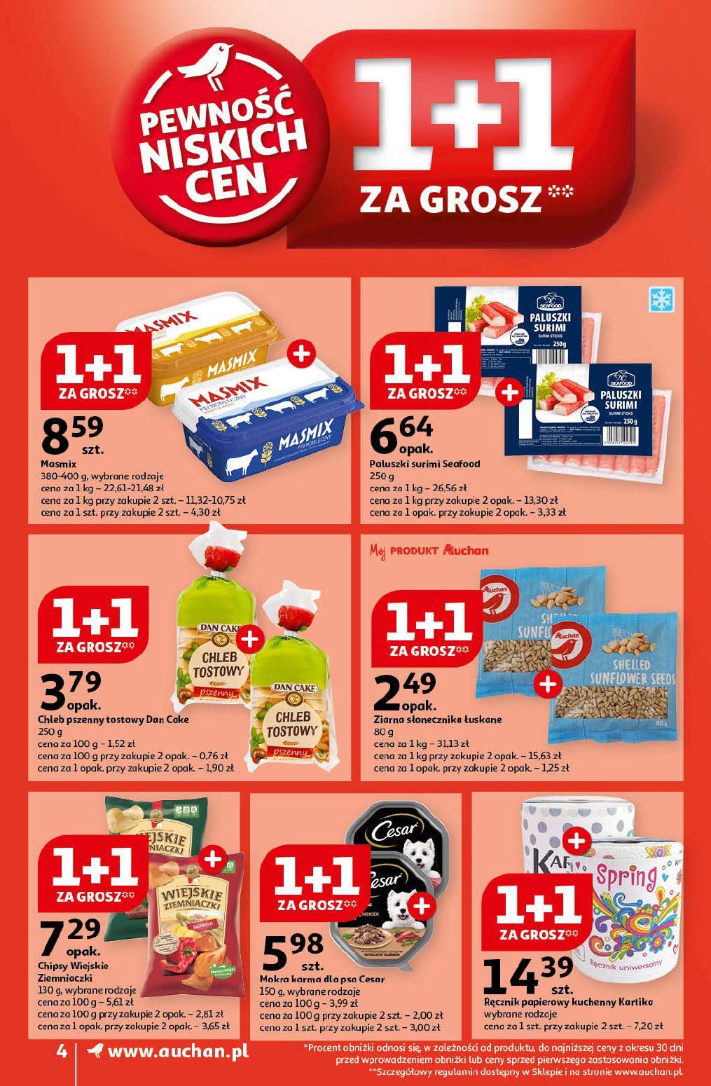 gazetka promocyjna Auchan Supermarket Pewność niskich cen - Strona 4