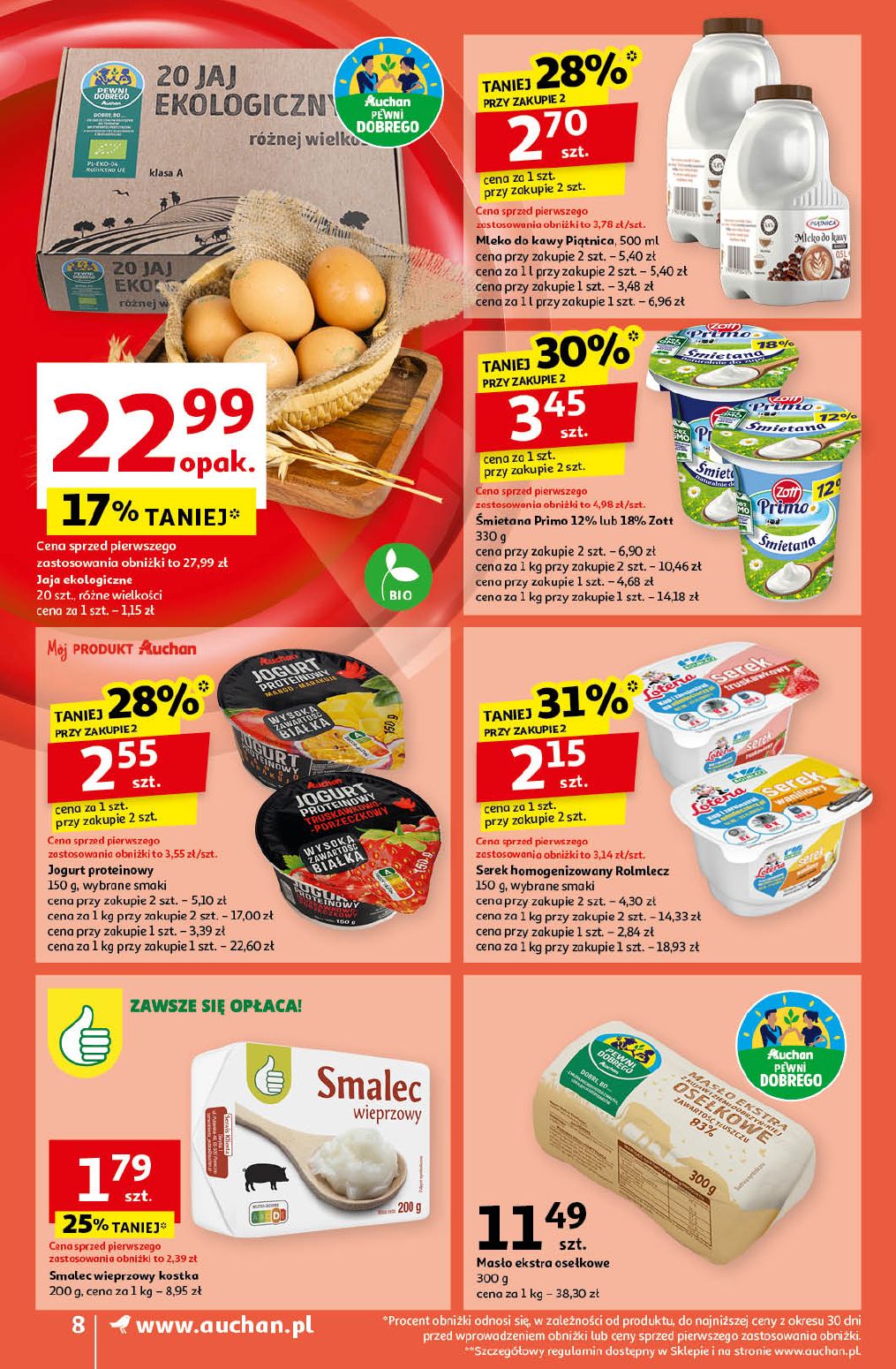 gazetka promocyjna Auchan Supermarket Pewność niskich cen - Strona 8