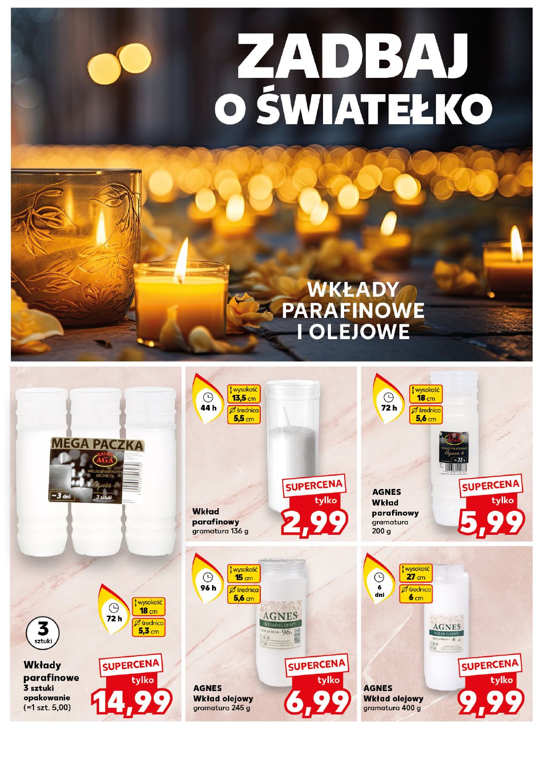 gazetka promocyjna Kaufland Znicze, wkłady, dekoracje - Strona 4