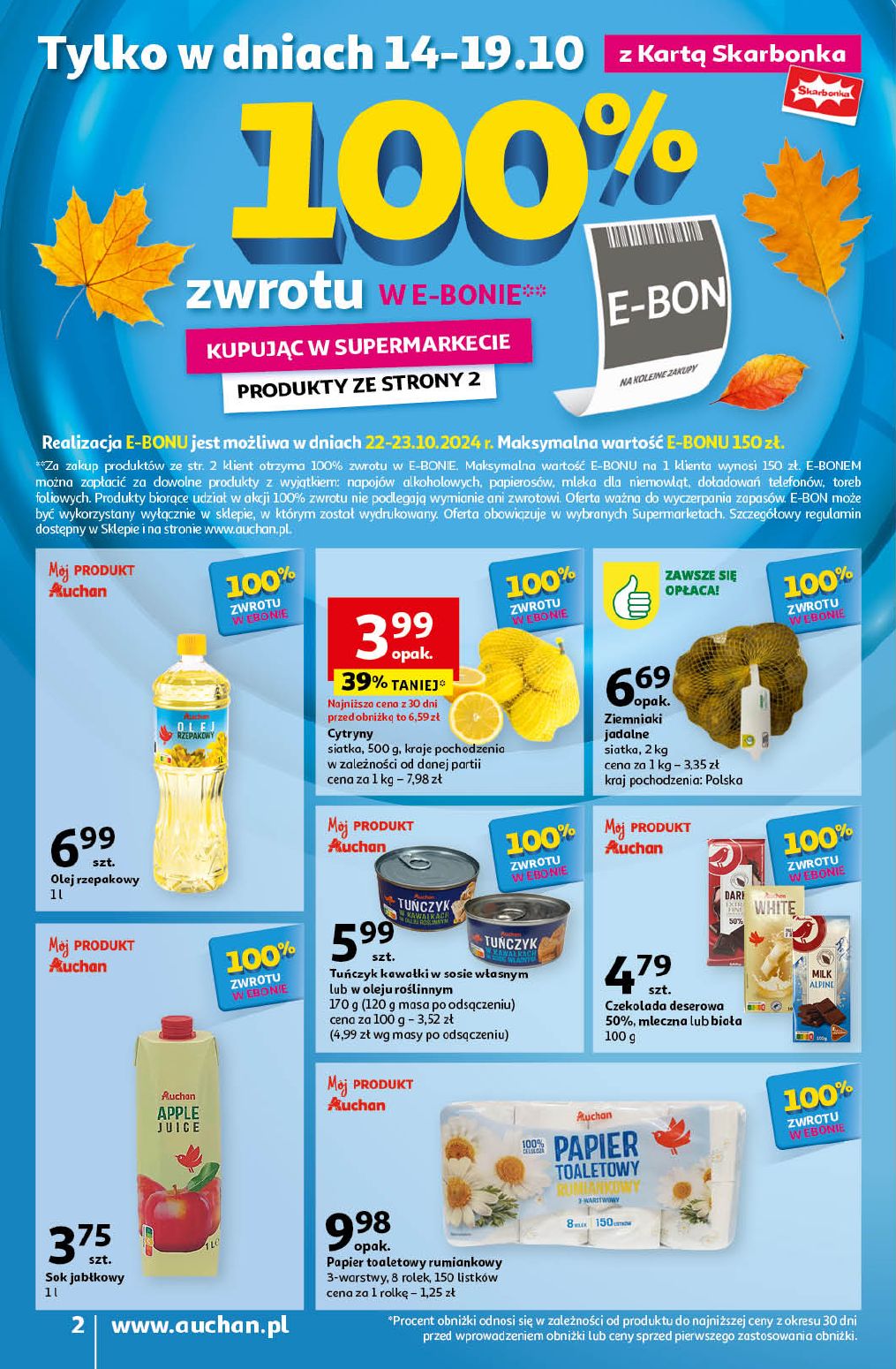 gazetka promocyjna Moje Auchan Pewność niskich cen - Strona 2