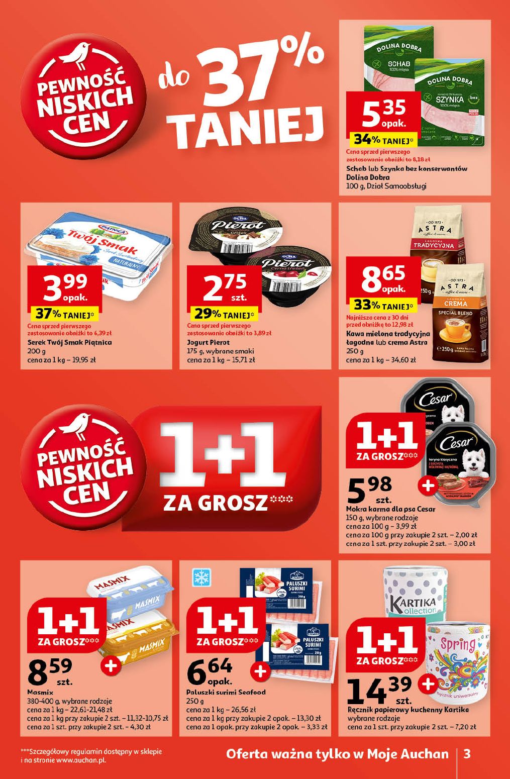 gazetka promocyjna Moje Auchan Pewność niskich cen - Strona 3