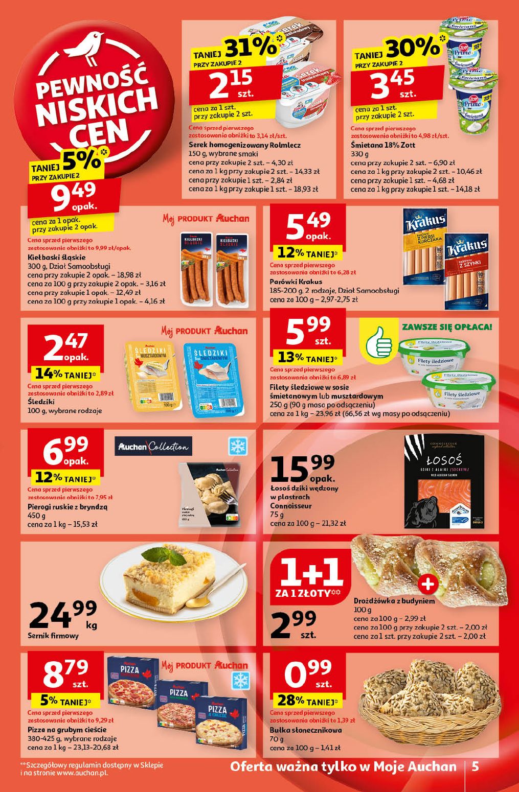 gazetka promocyjna Moje Auchan Pewność niskich cen - Strona 5