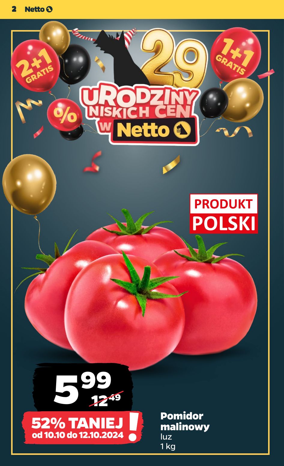 gazetka promocyjna NETTO Urodziny niskich cen w NETTO - Strona 2