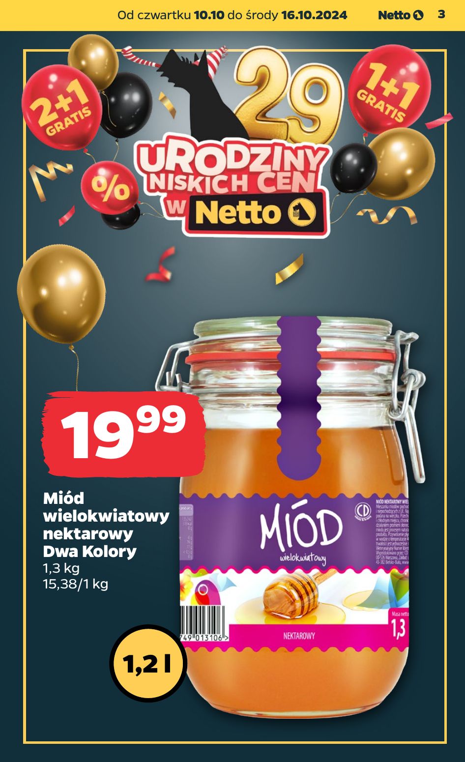 gazetka promocyjna NETTO Urodziny niskich cen w NETTO - Strona 3