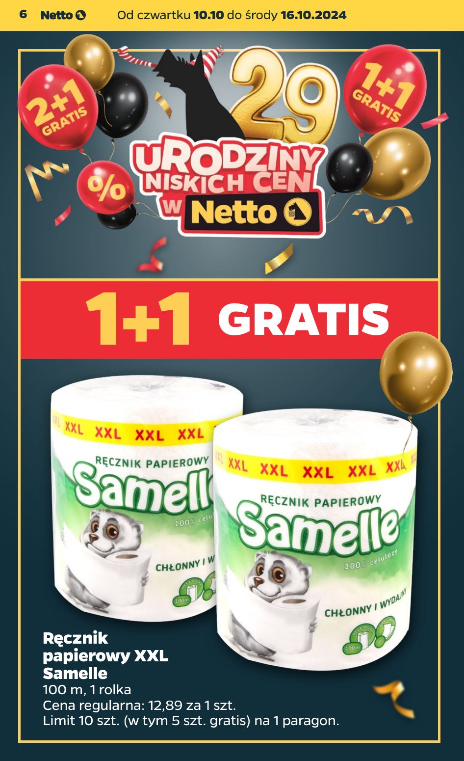 gazetka promocyjna NETTO Urodziny niskich cen w NETTO - Strona 6