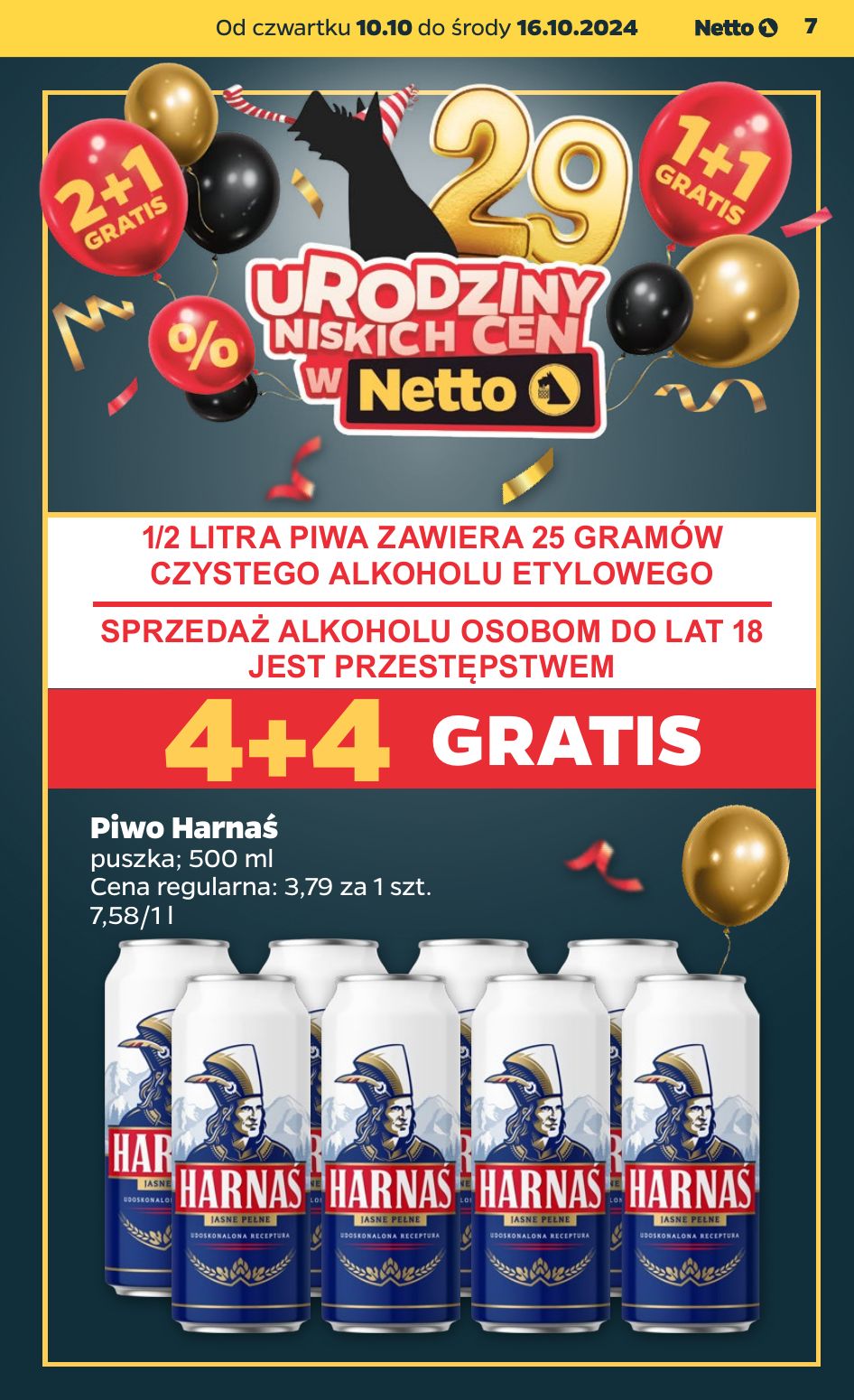 gazetka promocyjna NETTO Urodziny niskich cen w NETTO - Strona 7