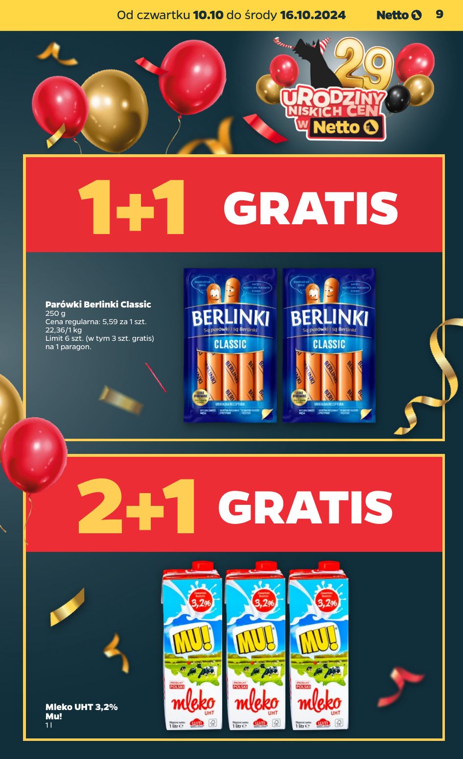 gazetka promocyjna NETTO Urodziny niskich cen w NETTO - Strona 9