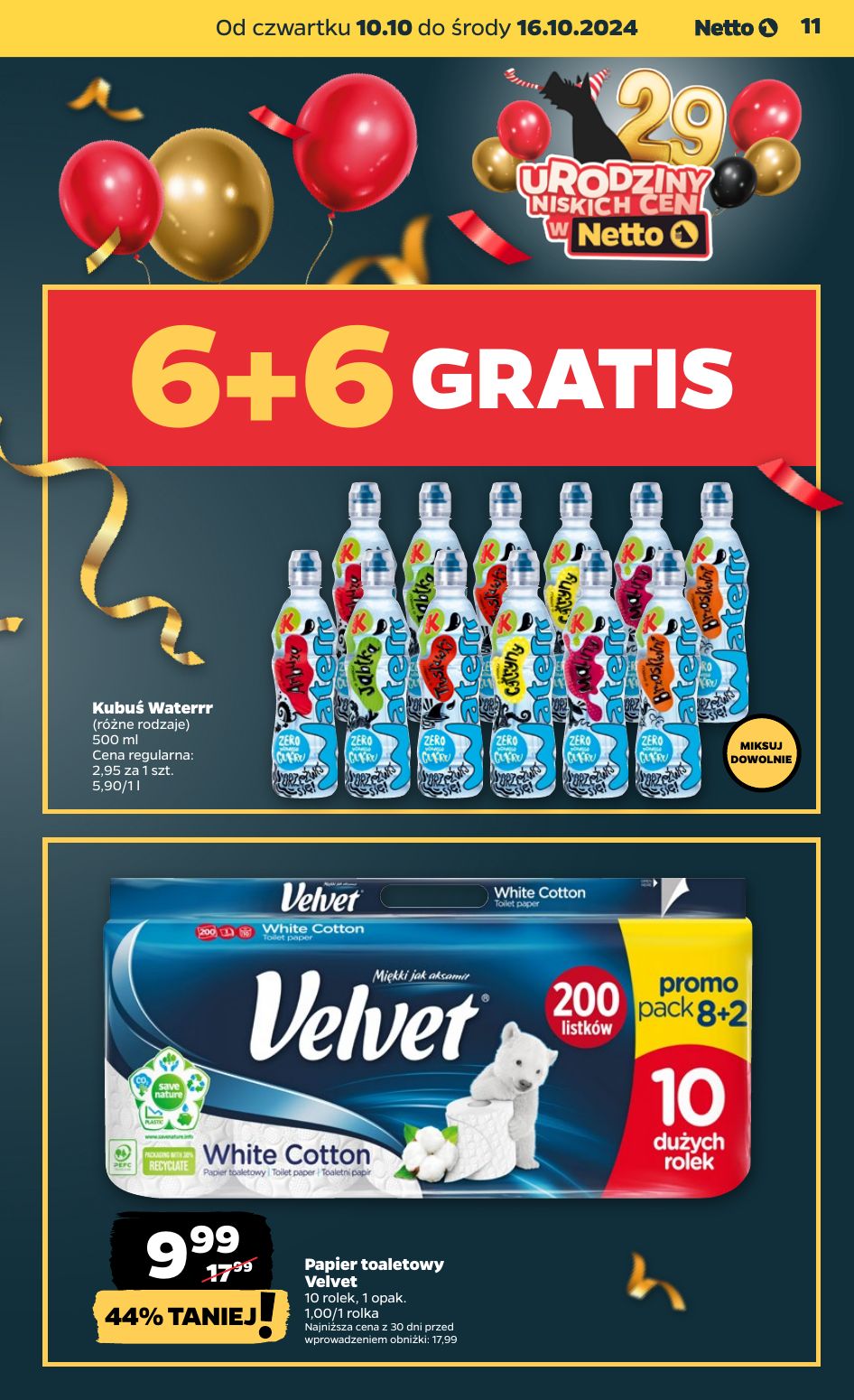 gazetka promocyjna NETTO Urodziny niskich cen w NETTO - Strona 11