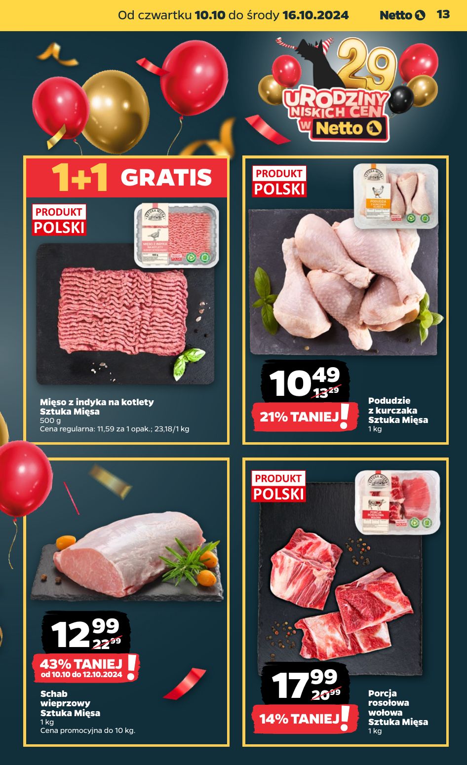 gazetka promocyjna NETTO Urodziny niskich cen w NETTO - Strona 13