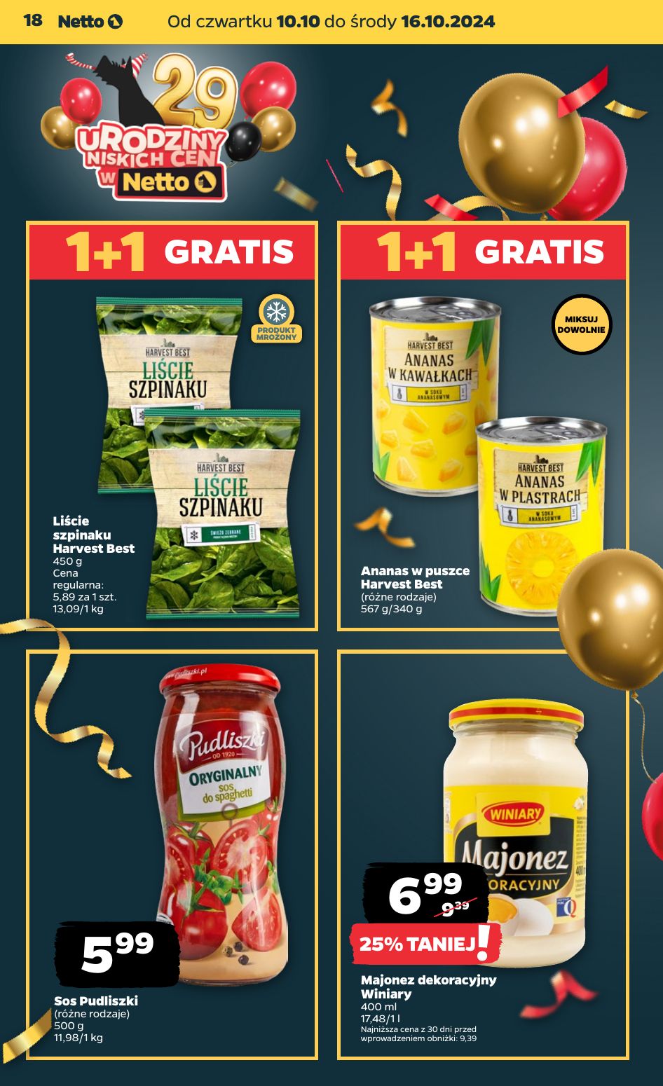 gazetka promocyjna NETTO Urodziny niskich cen w NETTO - Strona 18