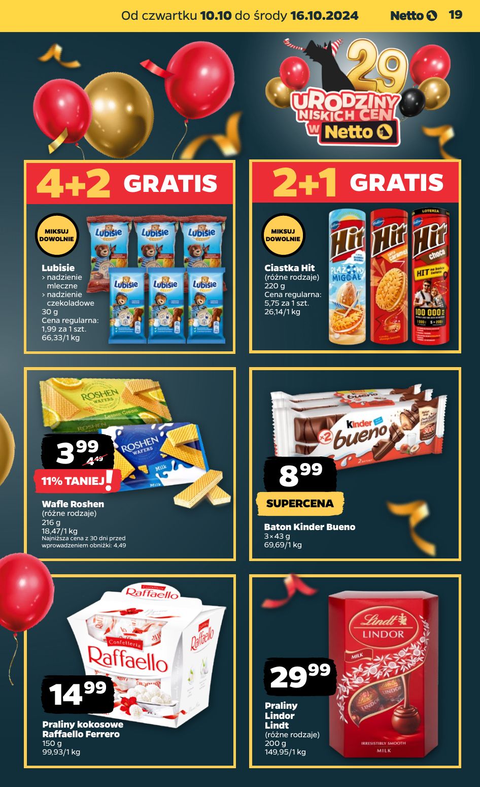 gazetka promocyjna NETTO Urodziny niskich cen w NETTO - Strona 19