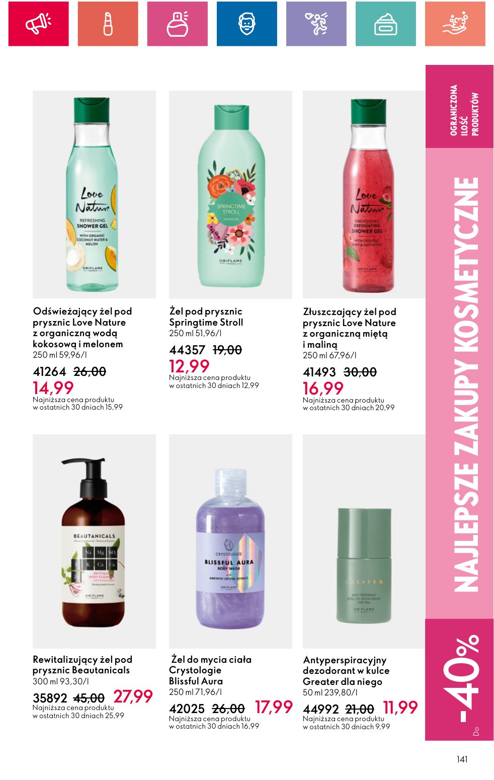 gazetka promocyjna ORIFLAME  - Strona 141