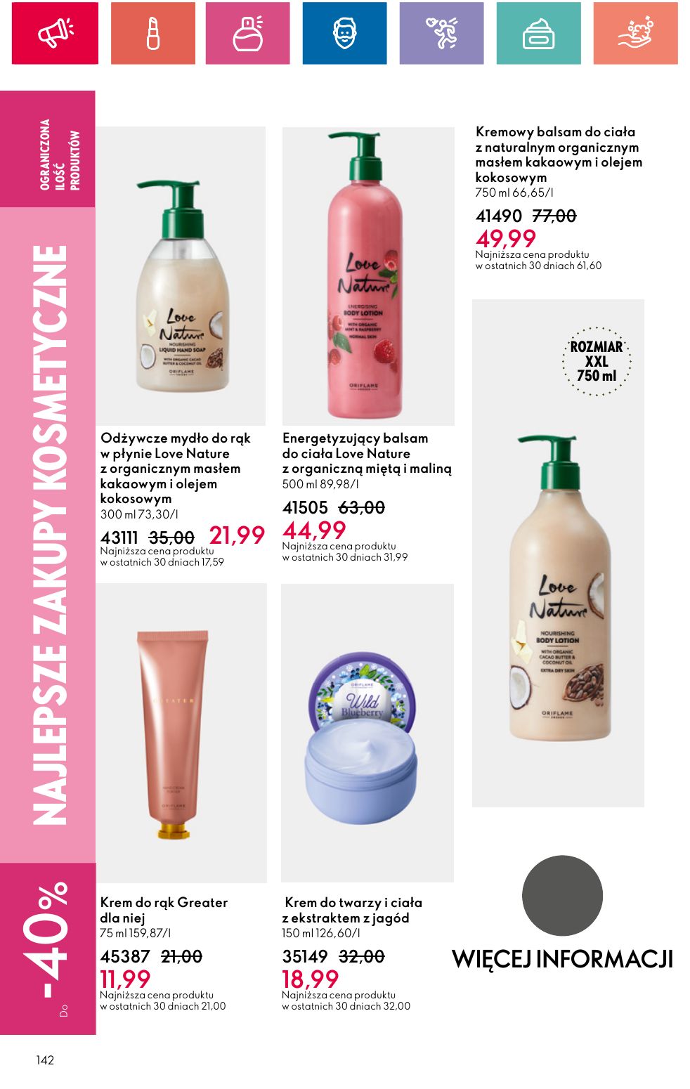 gazetka promocyjna ORIFLAME  - Strona 142