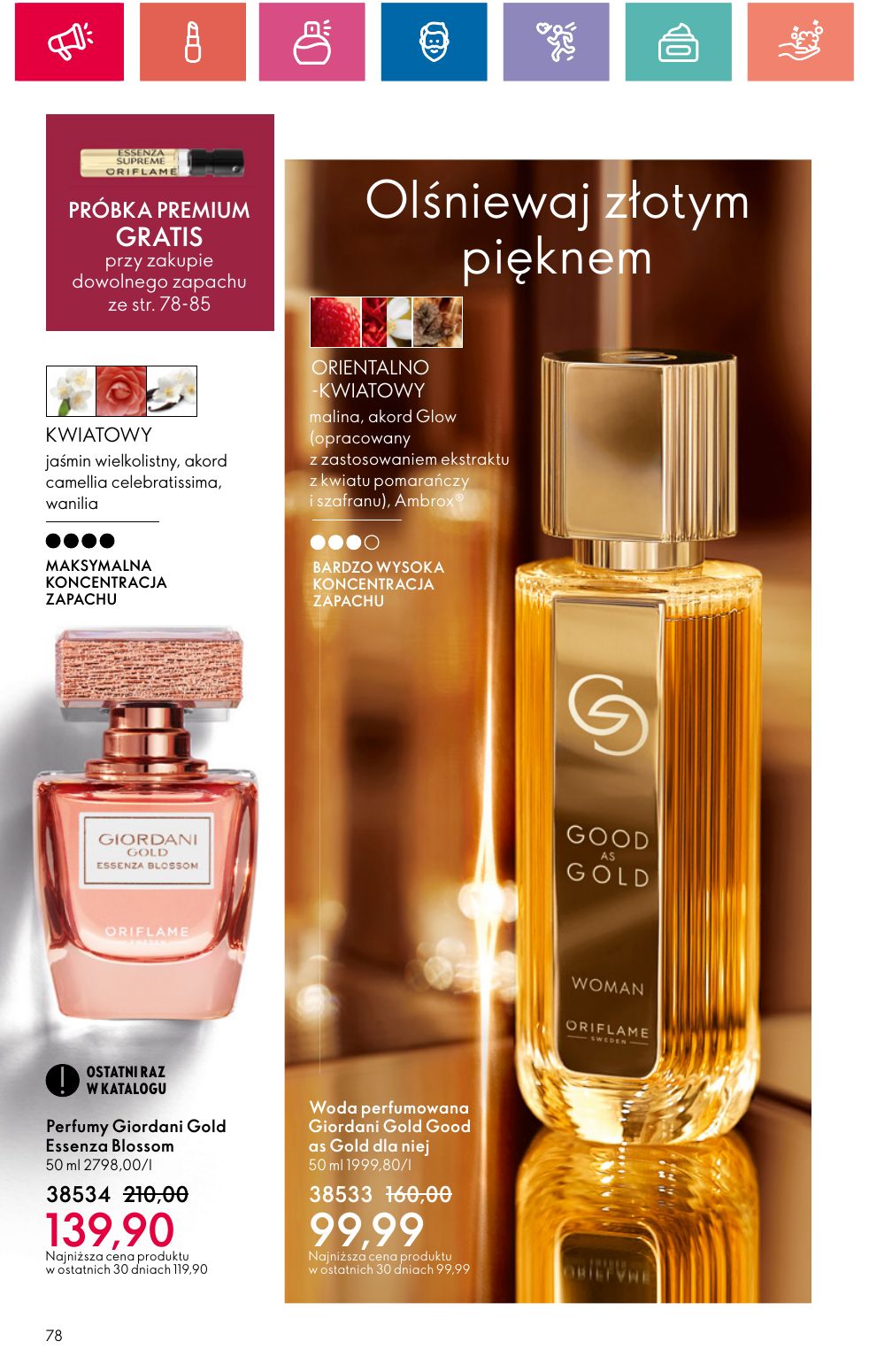 gazetka promocyjna ORIFLAME  - Strona 78