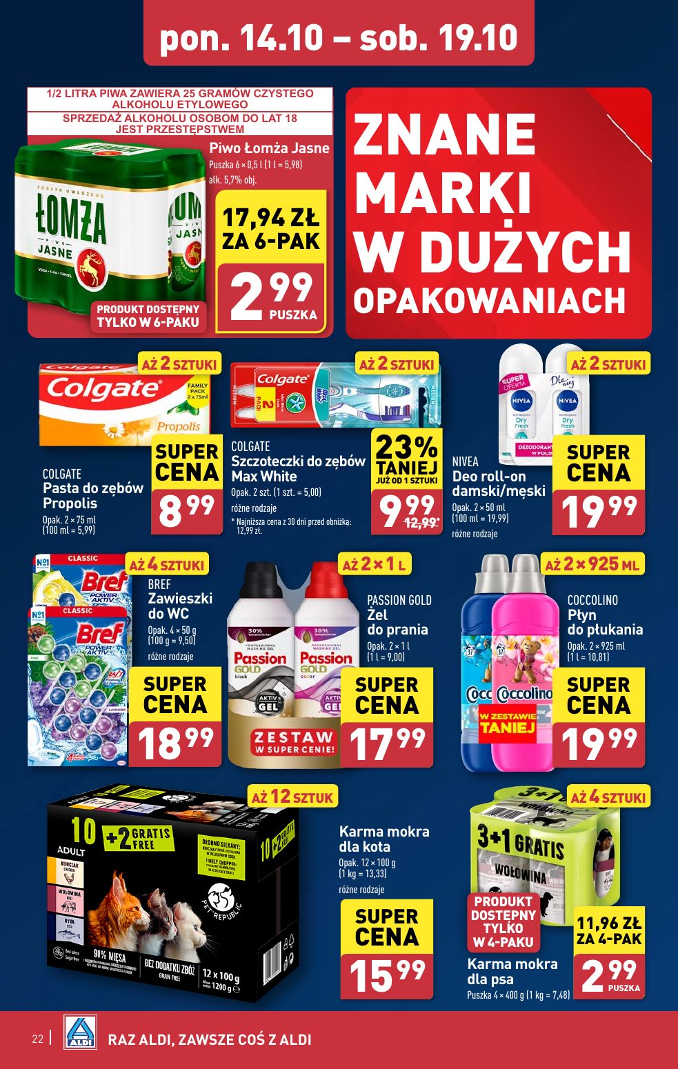 gazetka promocyjna ALDI Raz ALDI, zawsze coś z ALDI - Strona 22