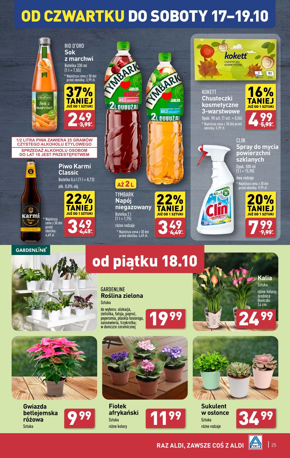 gazetka promocyjna ALDI Raz ALDI, zawsze coś z ALDI - Strona 25