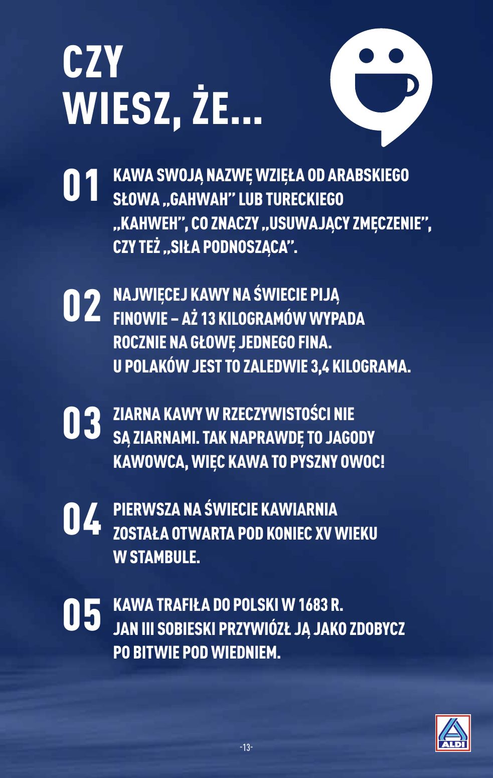 gazetka promocyjna ALDI Kawy Basissimo - Strona 13