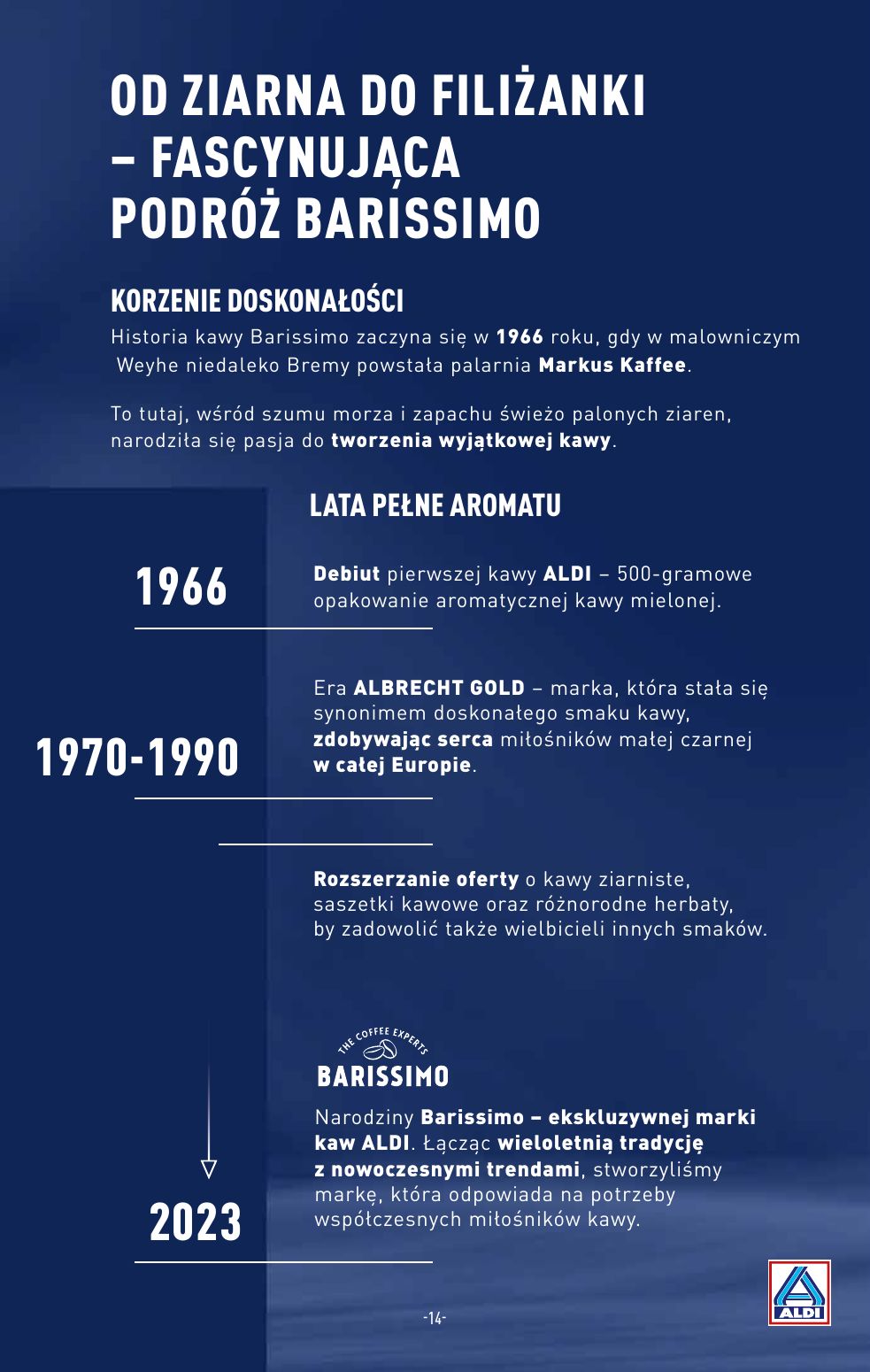 gazetka promocyjna ALDI Kawy Basissimo - Strona 14