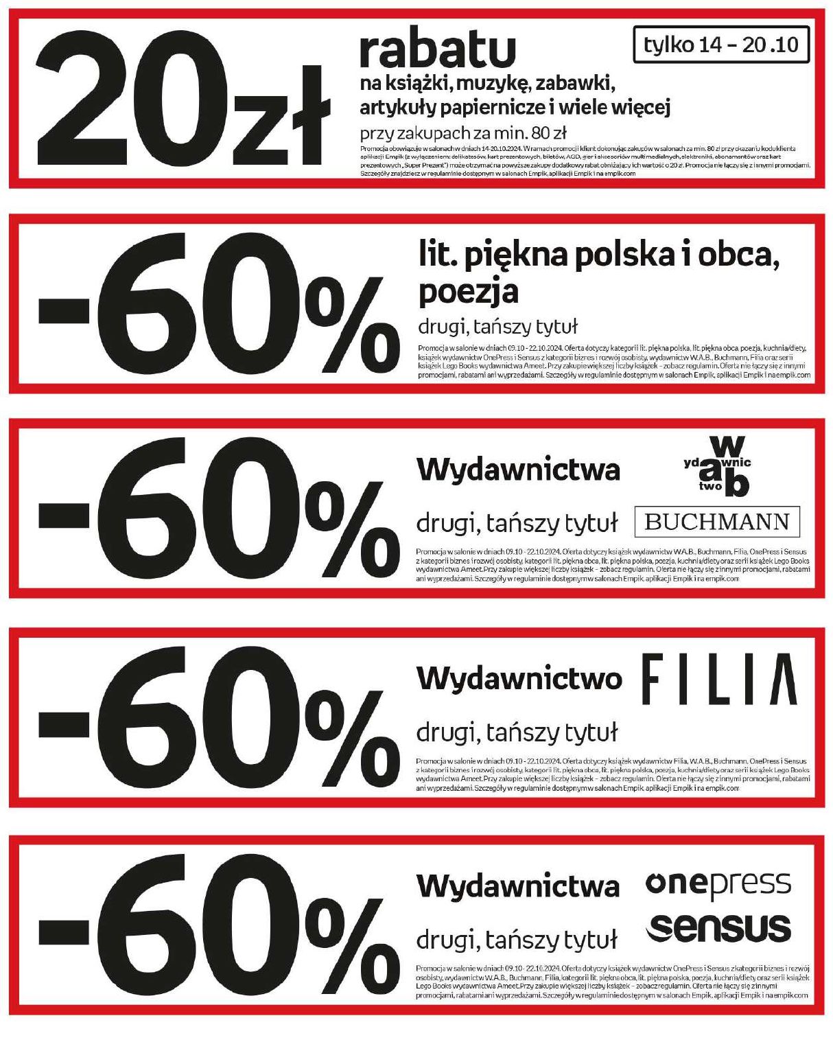 gazetka promocyjna Empik Tom kultury - Strona 92