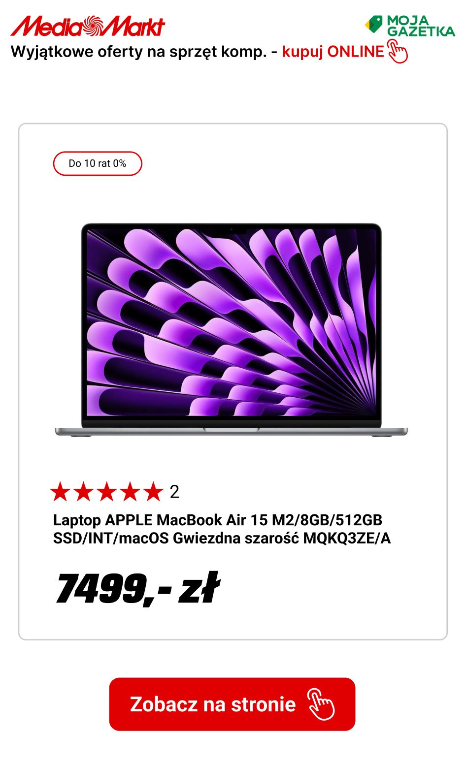 gazetka promocyjna Media Markt Wyjątkowe oferty na sprzęt komputerowy. Sprawdź RABATY! - Strona 11