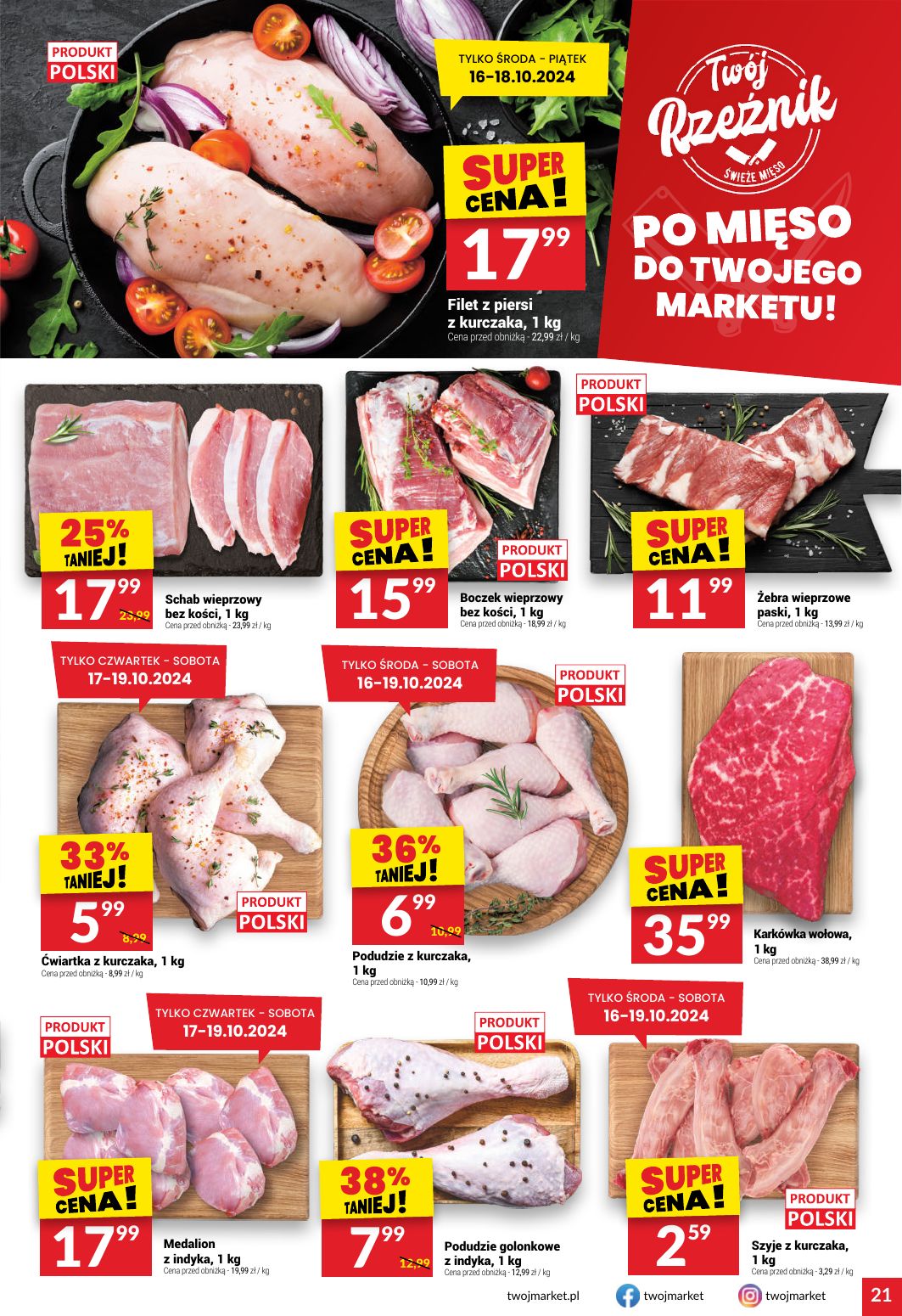 gazetka promocyjna Twój Market  - Strona 21