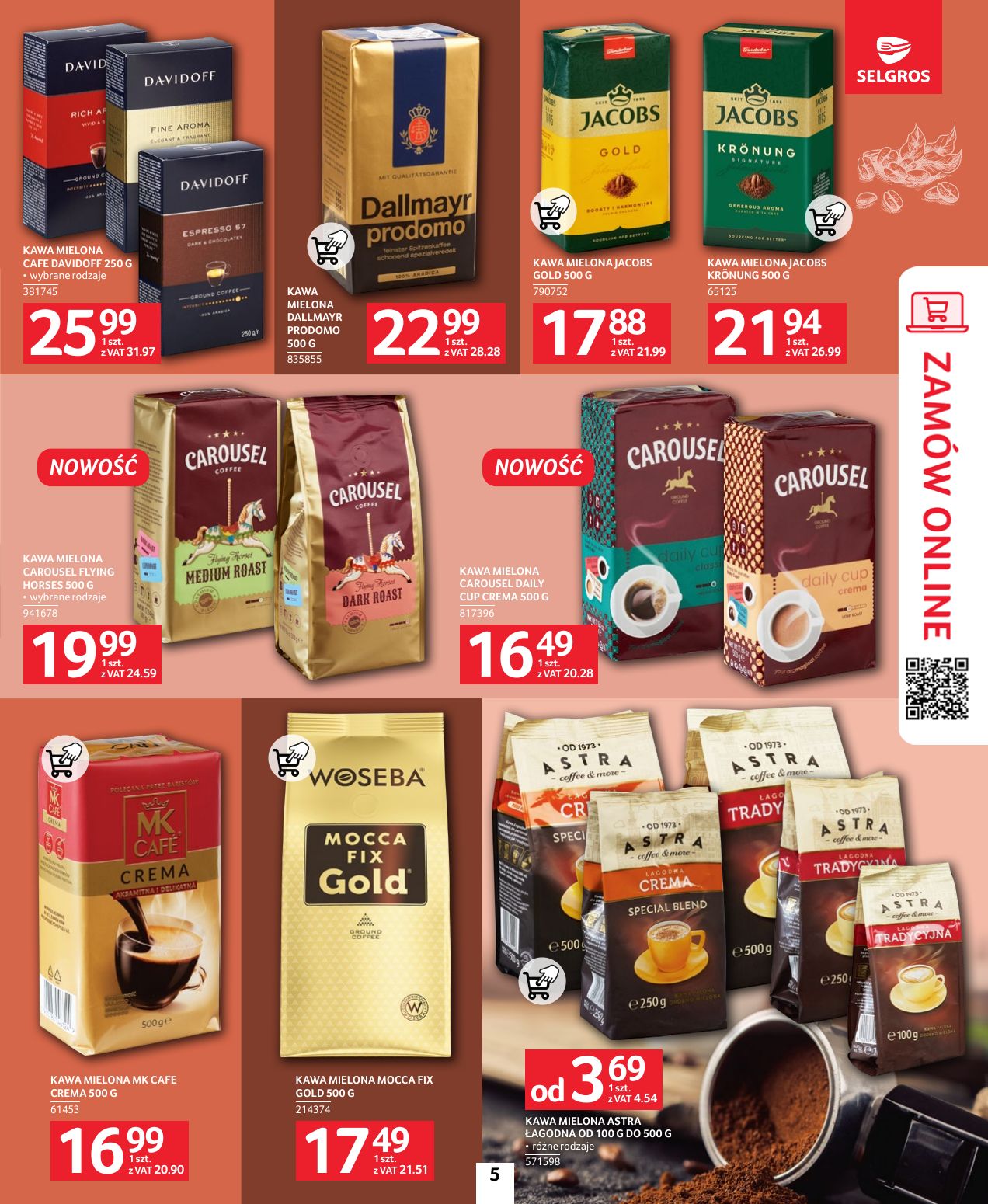 gazetka promocyjna SELGROS Katalog Kawa i Herbata - Strona 5