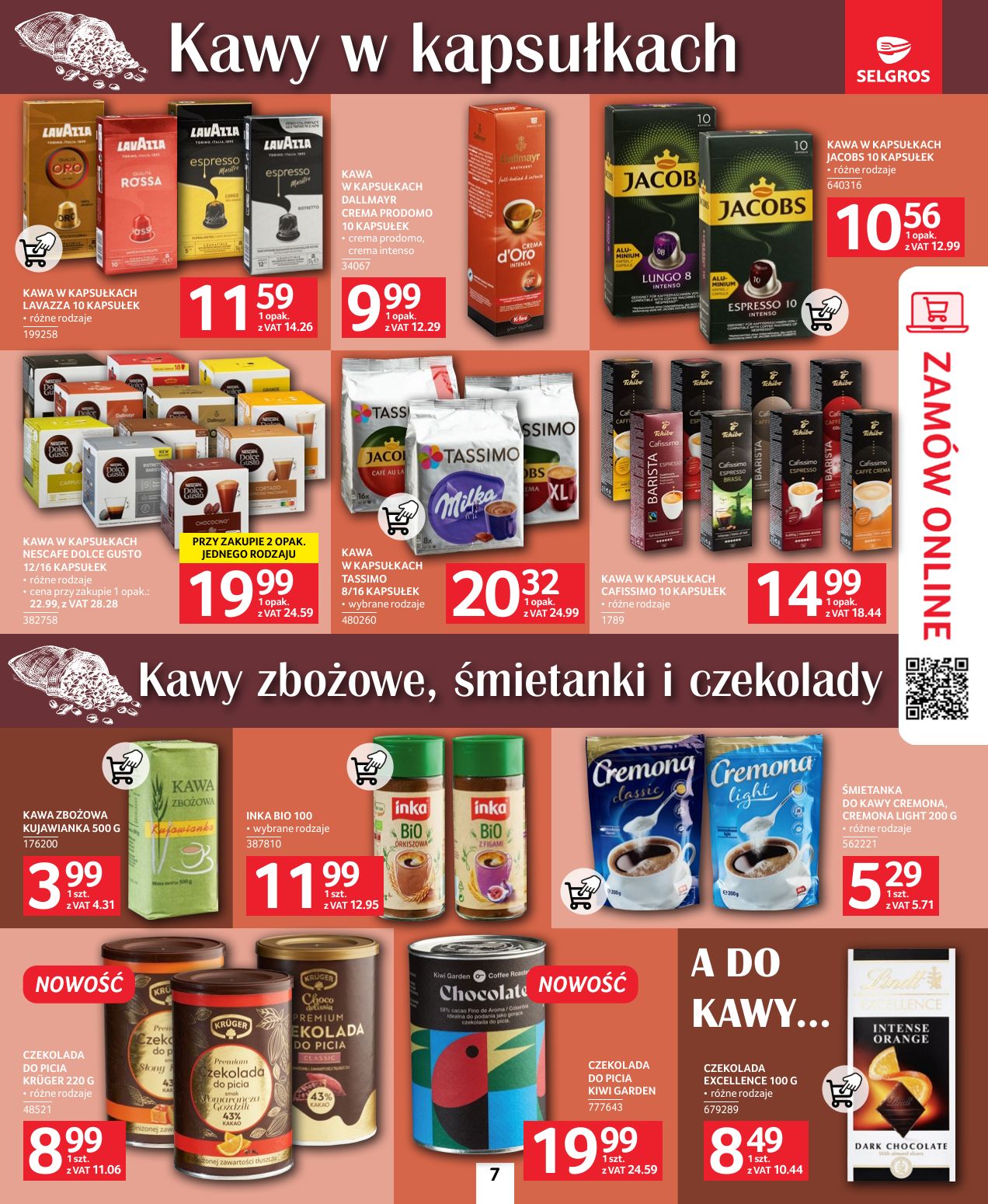 gazetka promocyjna SELGROS Katalog Kawa i Herbata - Strona 7