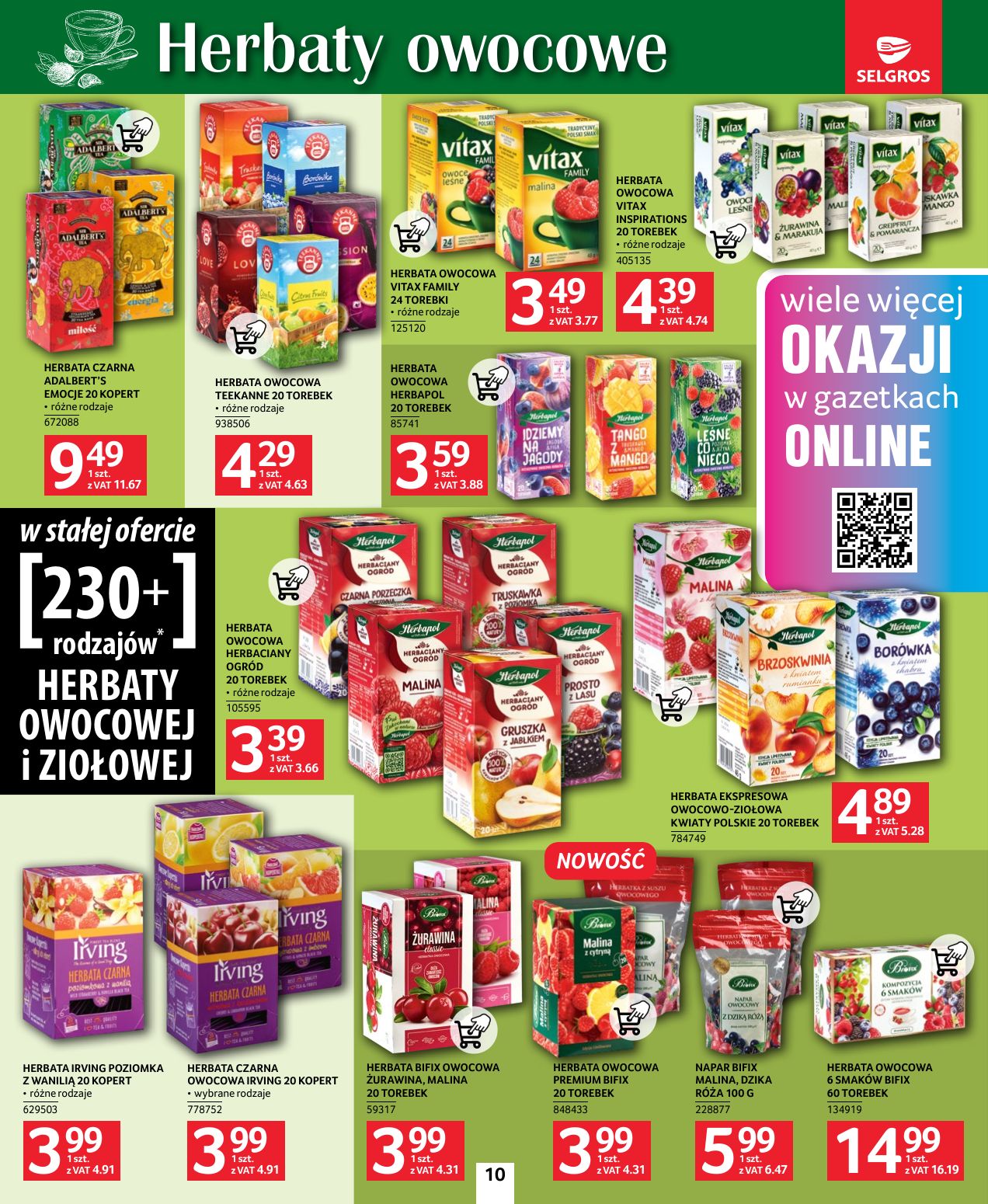 gazetka promocyjna SELGROS Katalog Kawa i Herbata - Strona 10