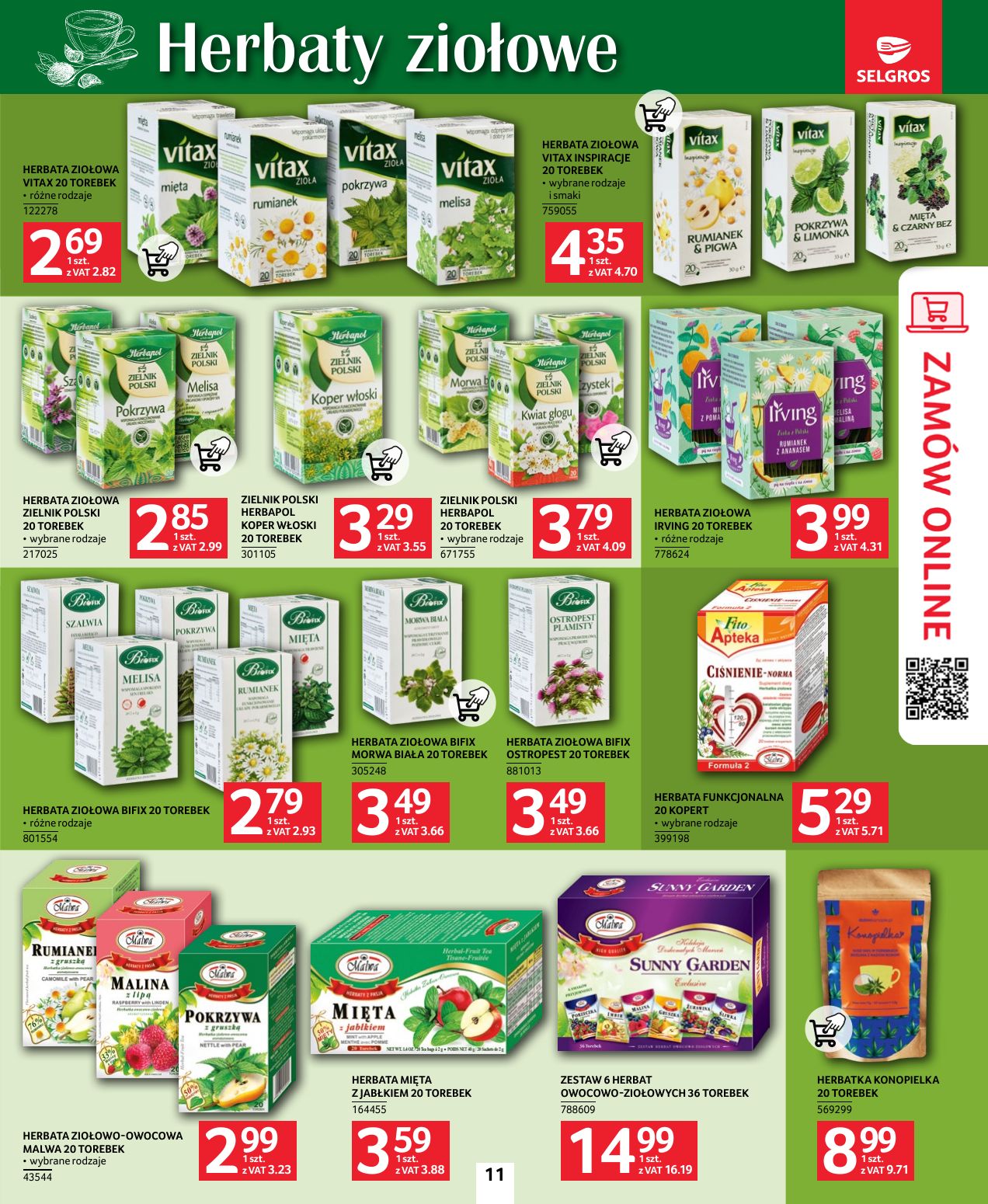 gazetka promocyjna SELGROS Katalog Kawa i Herbata - Strona 11