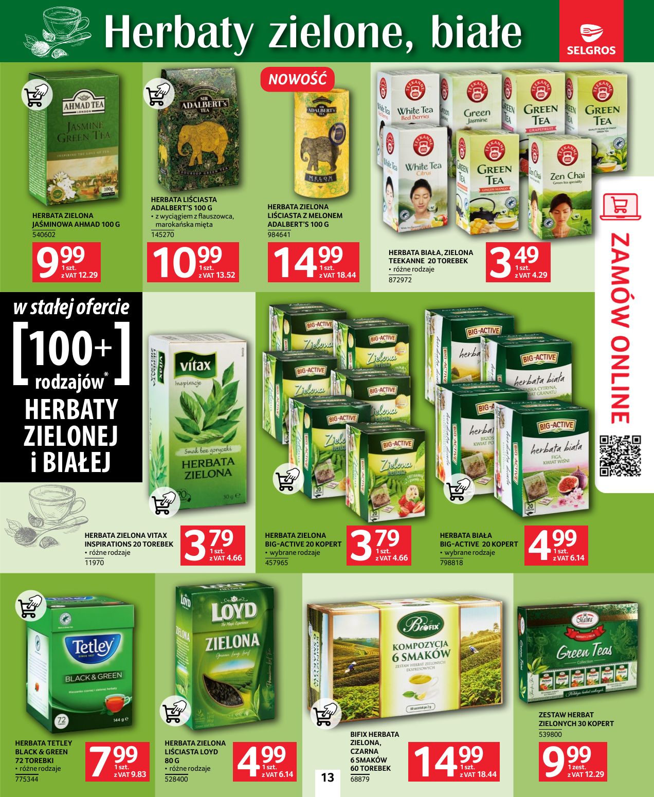 gazetka promocyjna SELGROS Katalog Kawa i Herbata - Strona 13