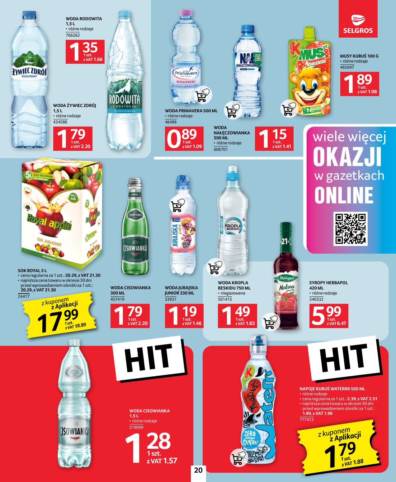 gazetka promocyjna SELGROS Oferta Spożywcza - Strona 20