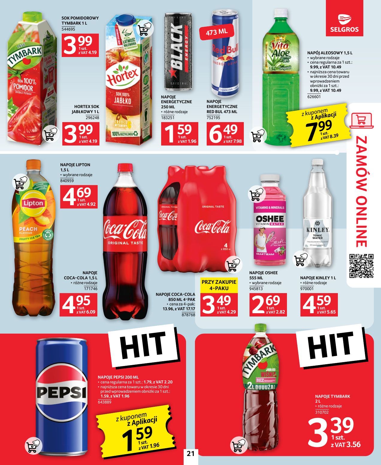 gazetka promocyjna SELGROS Oferta Spożywcza - Strona 21