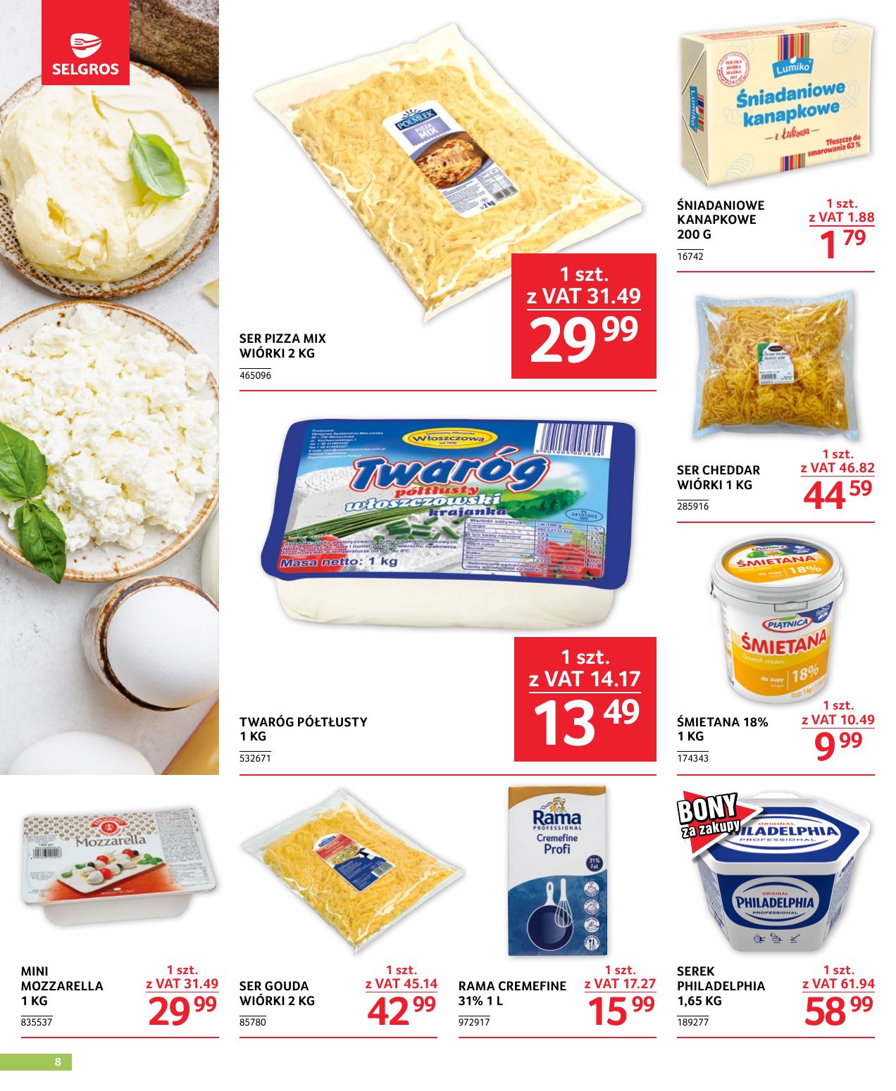 gazetka promocyjna SELGROS Oferta dla gastronomii - Strona 8