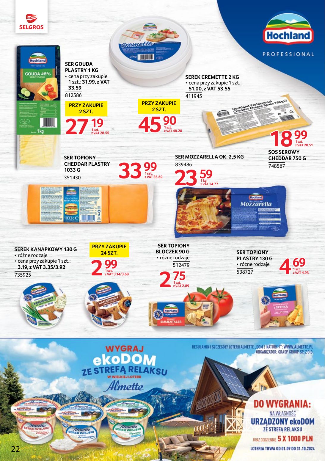 gazetka promocyjna SELGROS Markowe Produkty - Strona 22