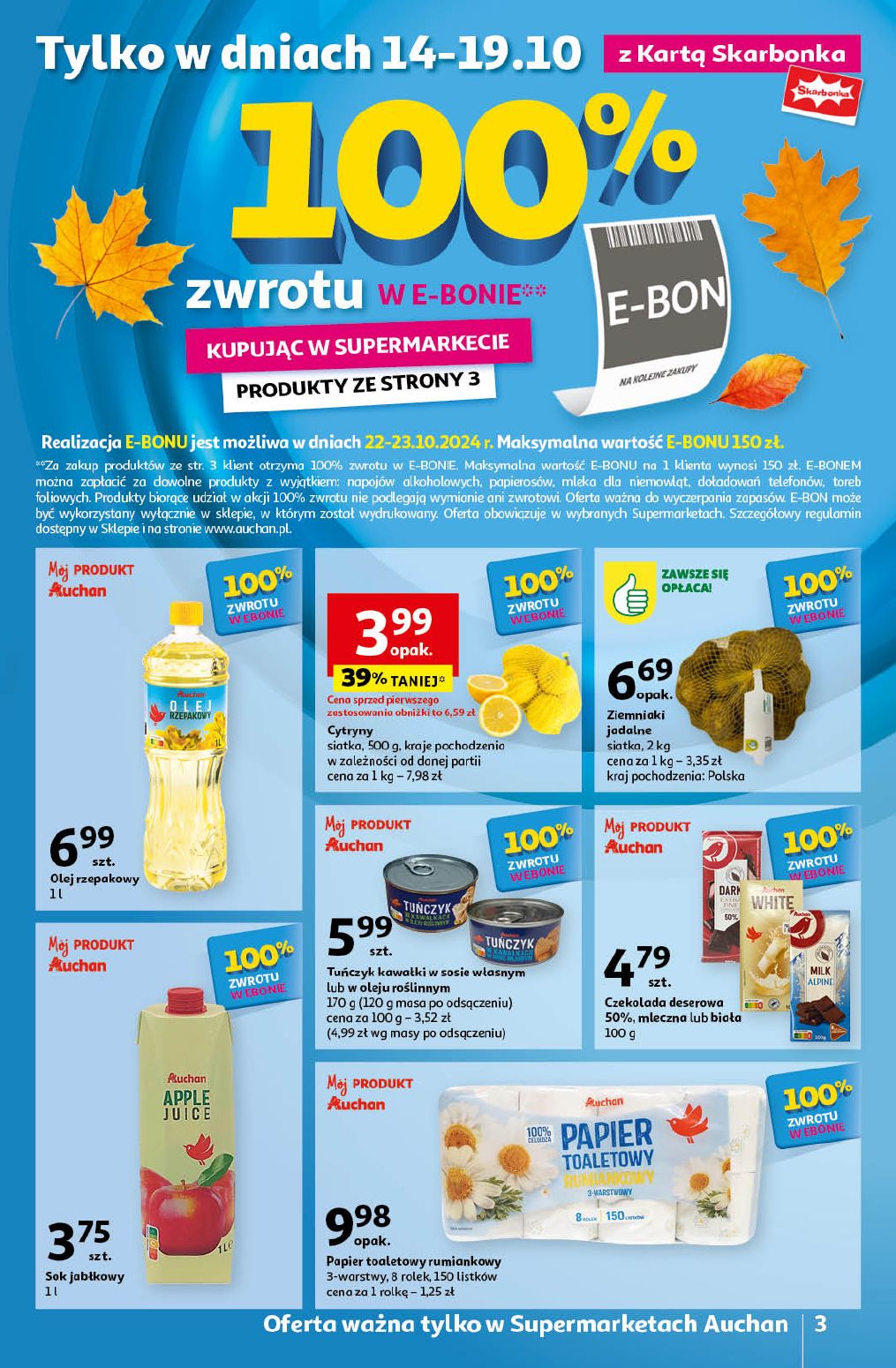 gazetka promocyjna Auchan Supermarket Pewność niskich cen - Strona 3