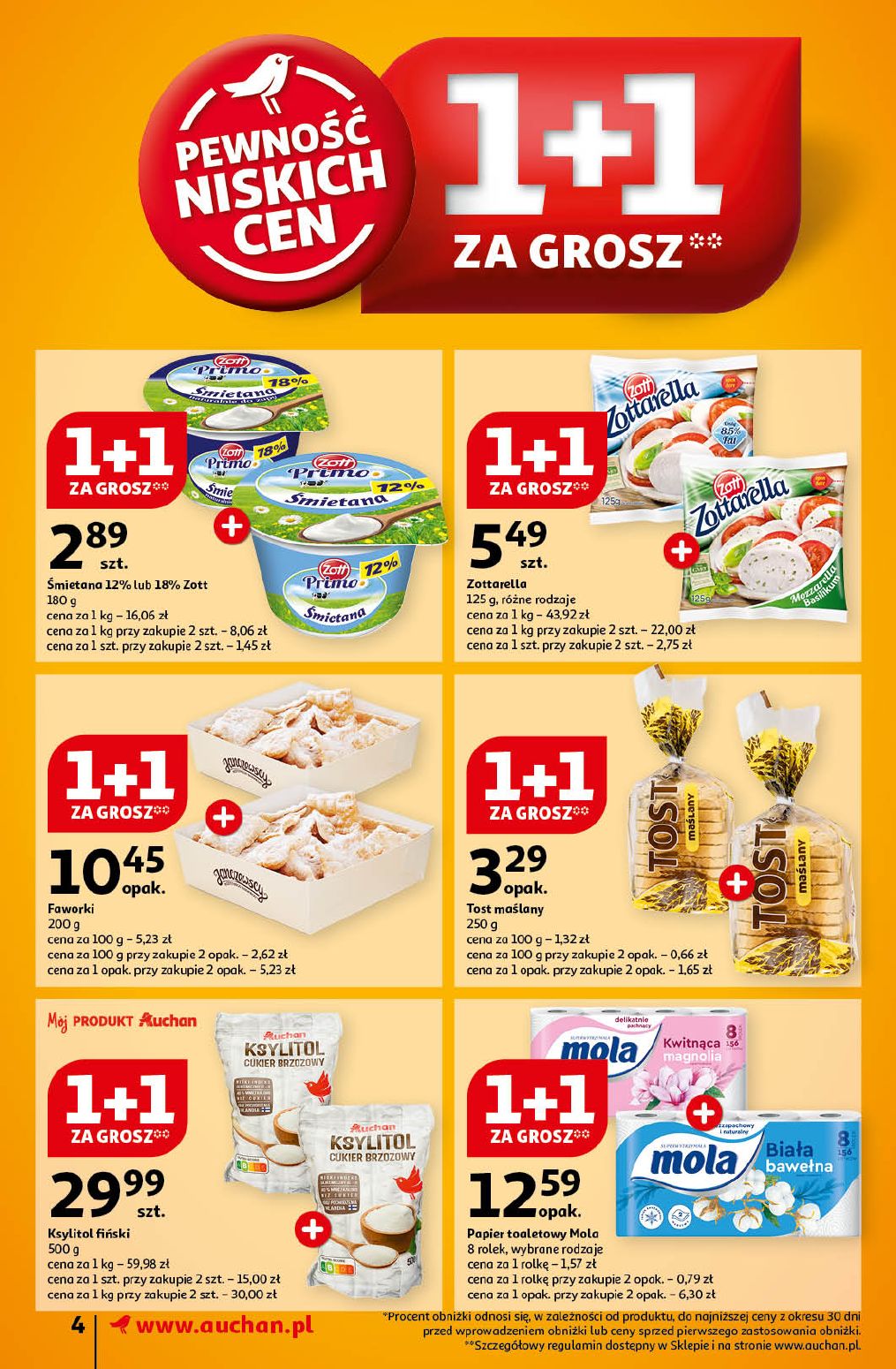 gazetka promocyjna Auchan Supermarket Pewność niskich cen - Strona 4