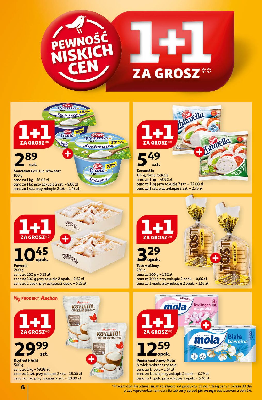 gazetka promocyjna Auchan Pewność niskich cen - Strona 6