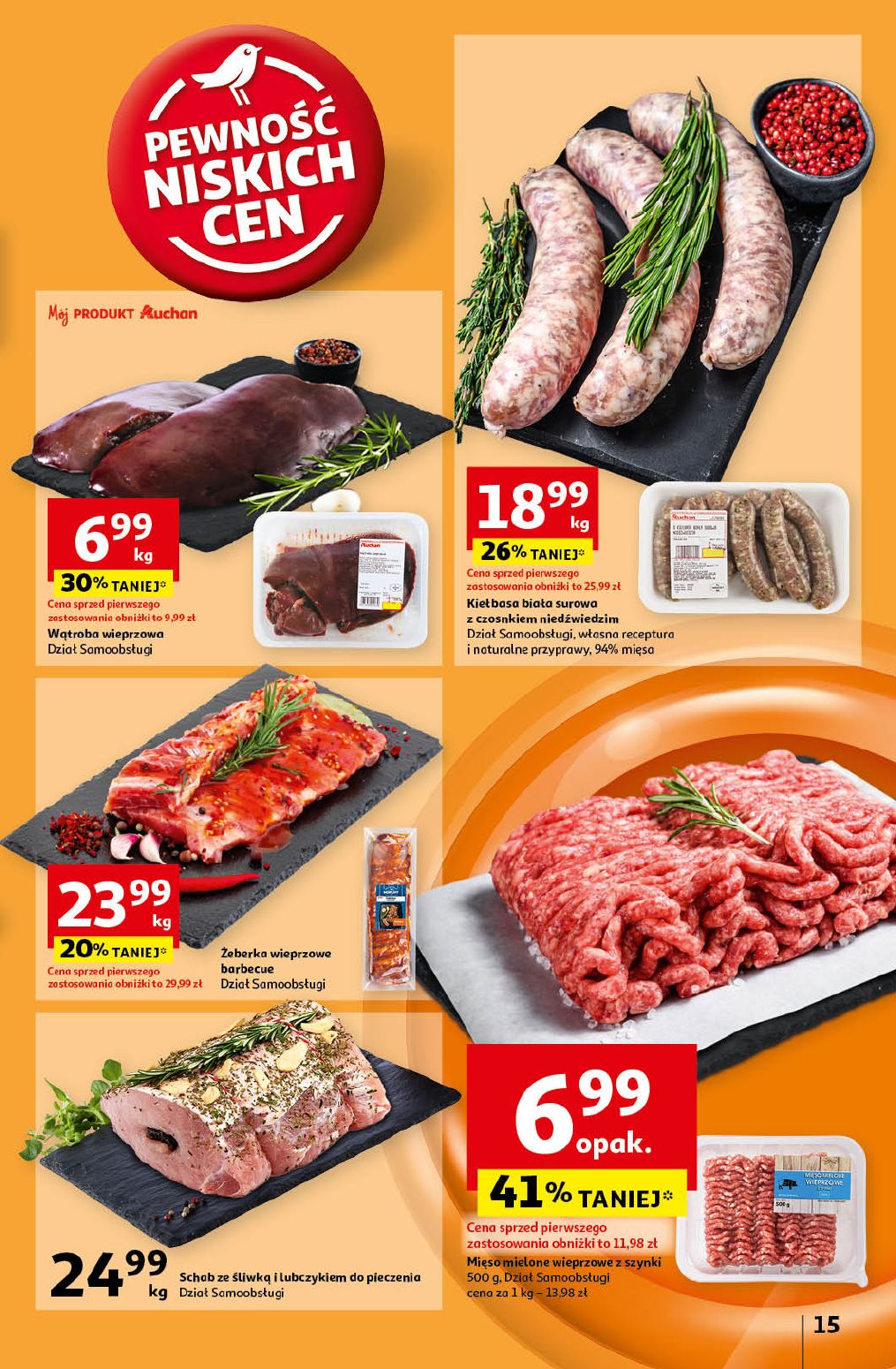 gazetka promocyjna Auchan Pewność niskich cen - Strona 15