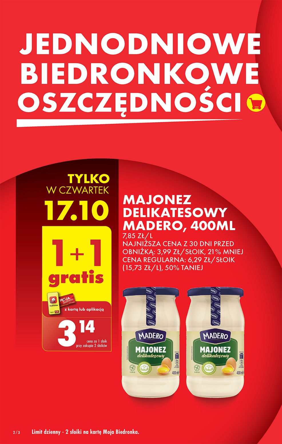 gazetka promocyjna Biedronka Lada tradycyjna. Od czwartku - Strona 2